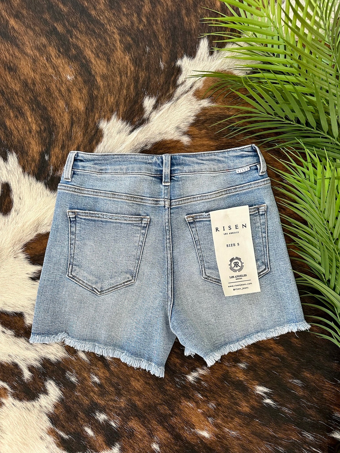 40% Off - Pickin' Daisys Denim Risen Shorts