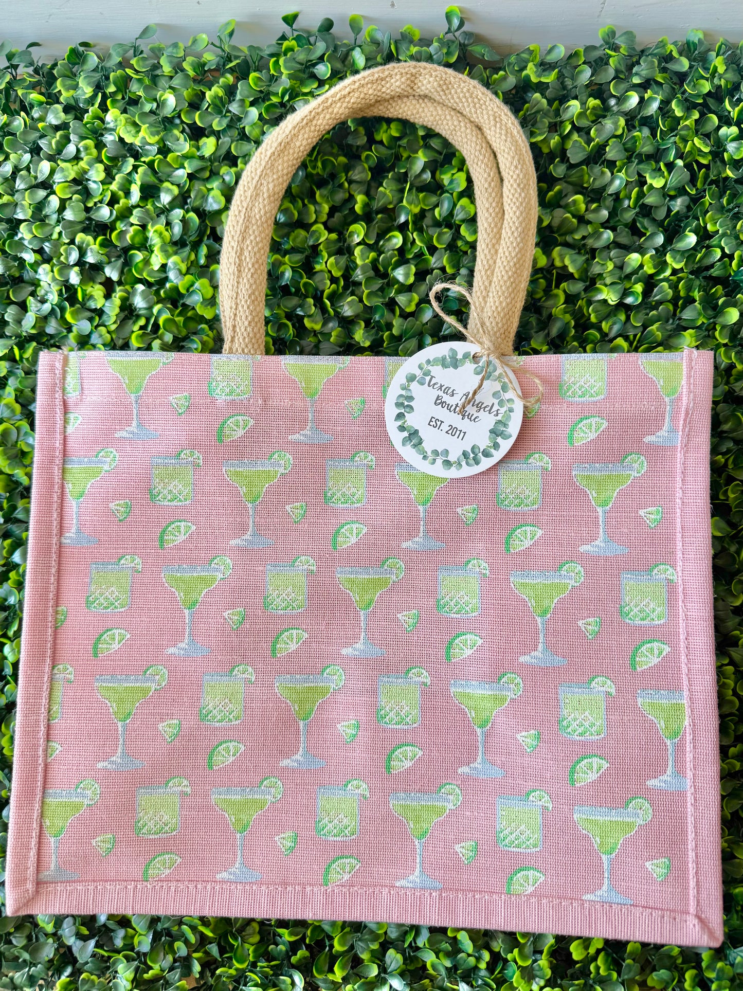 Pink Margarita Tote Bag