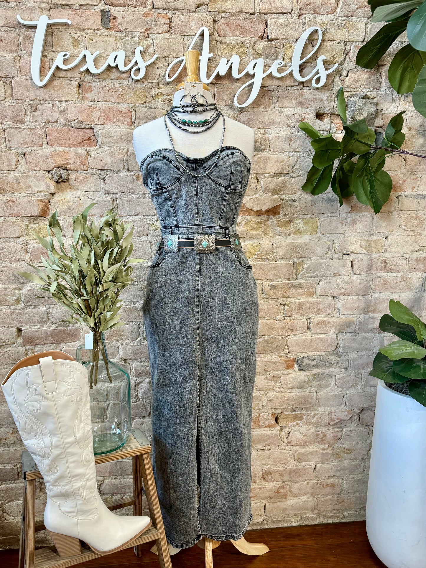 She Back Baby Black Maxi Dress