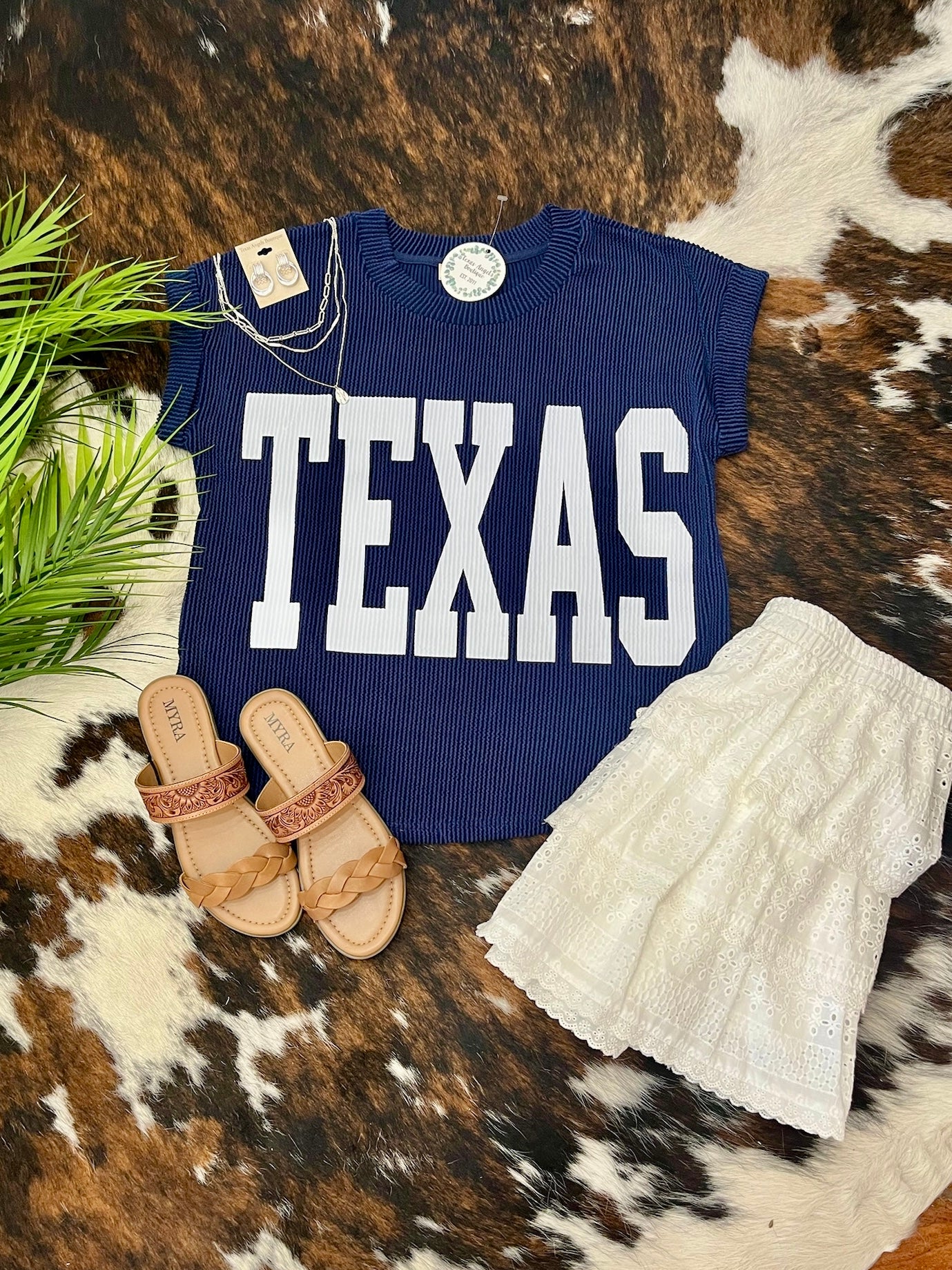 RESTOCK The Navy Texas Tee