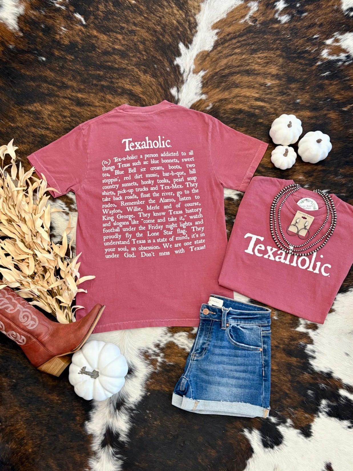 Rust Texaholic Graphic Tee