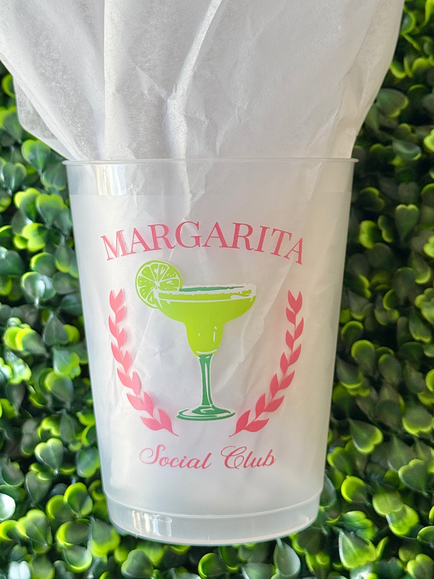 Margarita Social Club Plastic Party Cups