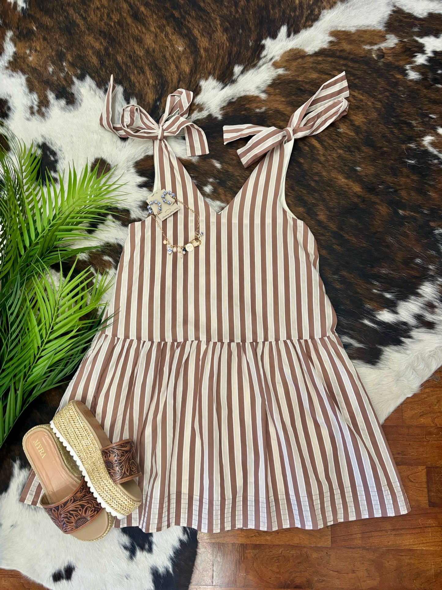 40% Off - Save It For Later Striped Dress
