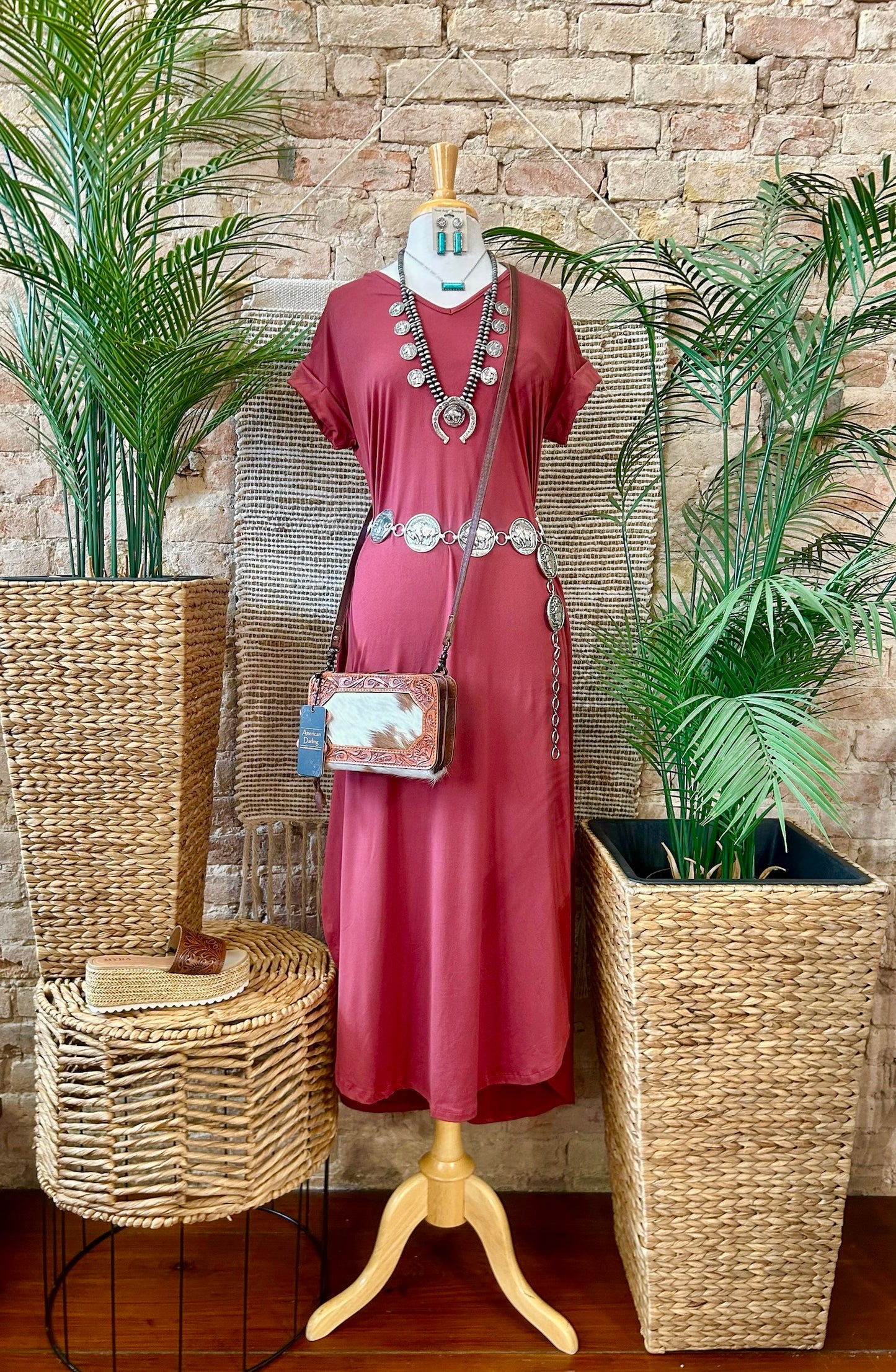 40% Off - Must Be Doing Something Right Rust Maxi