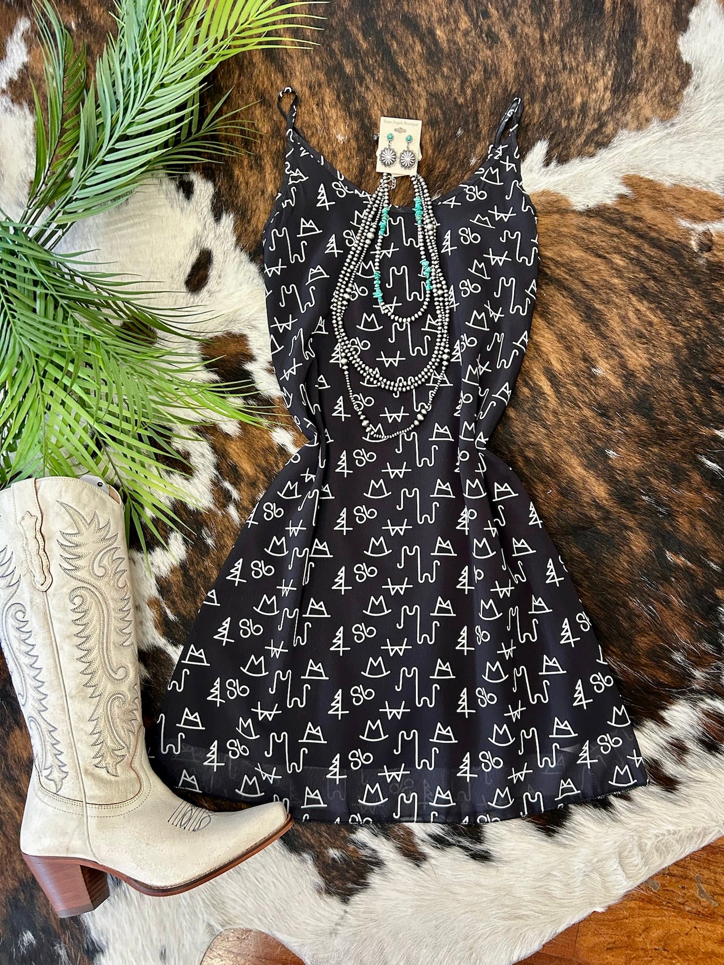 Fort Worth Bound Black Dress
