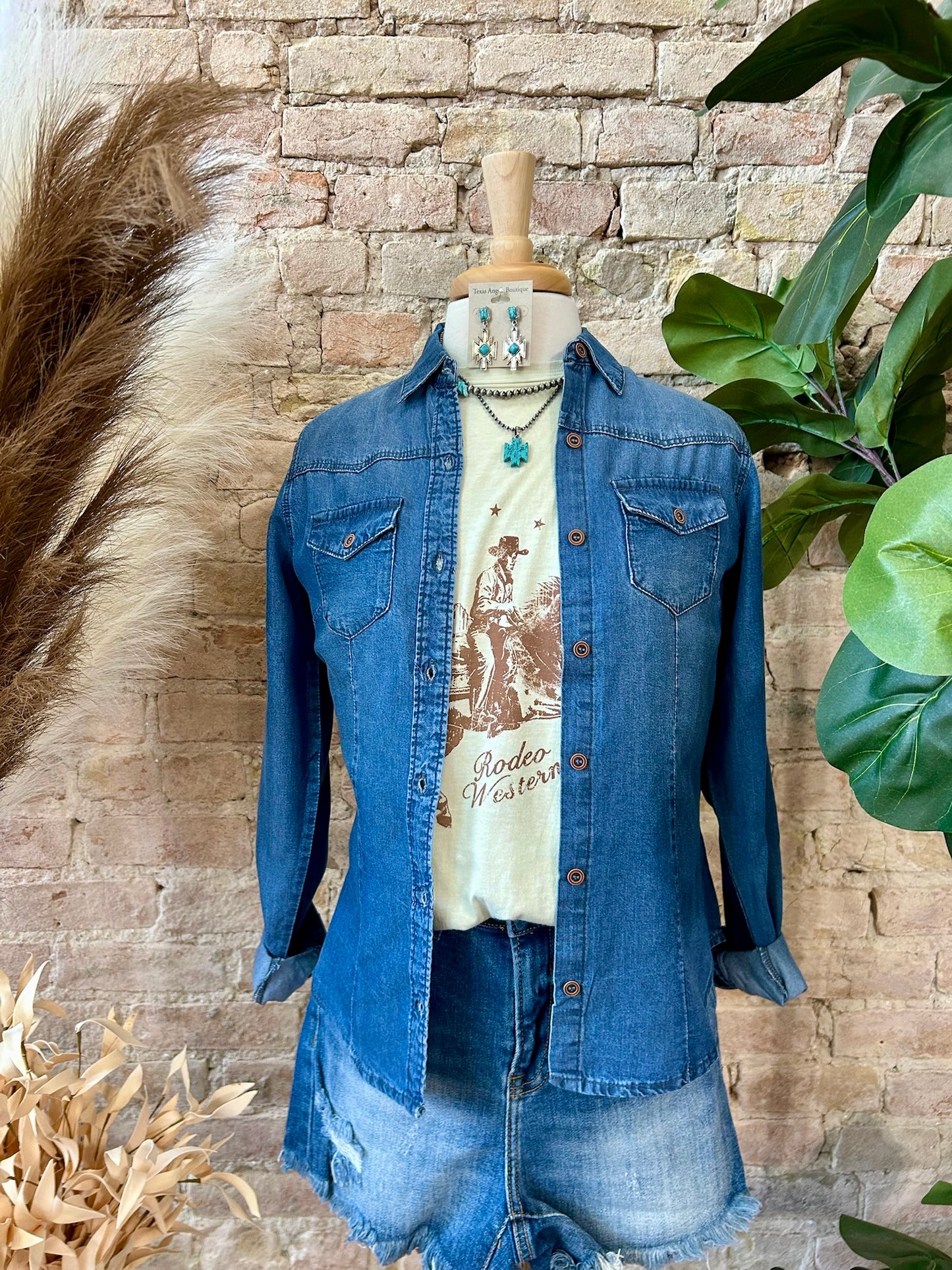 West Texas Rodeo Western Ivory Graphic Tee