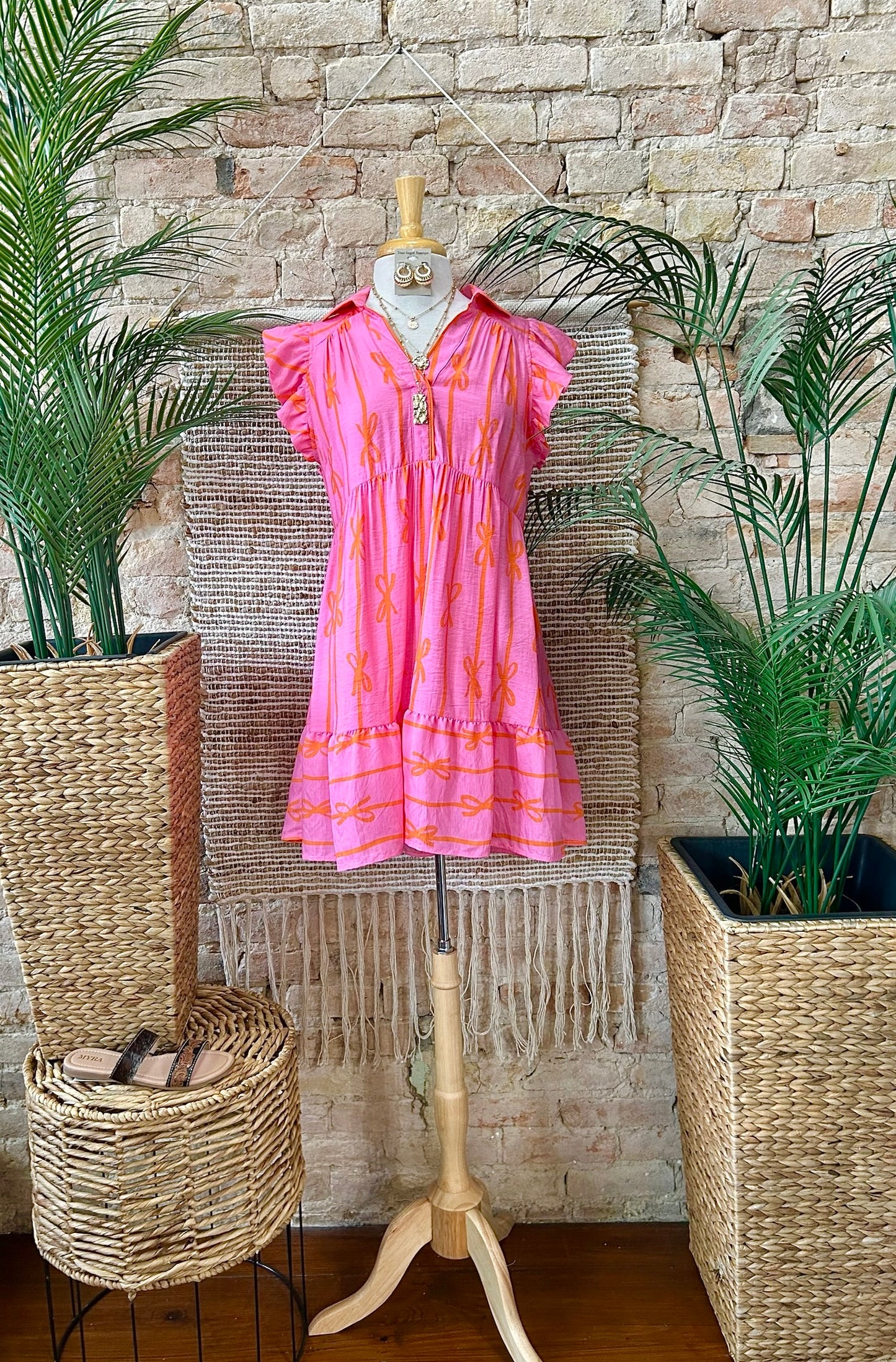 Bows Never Disappoint Pink Dress