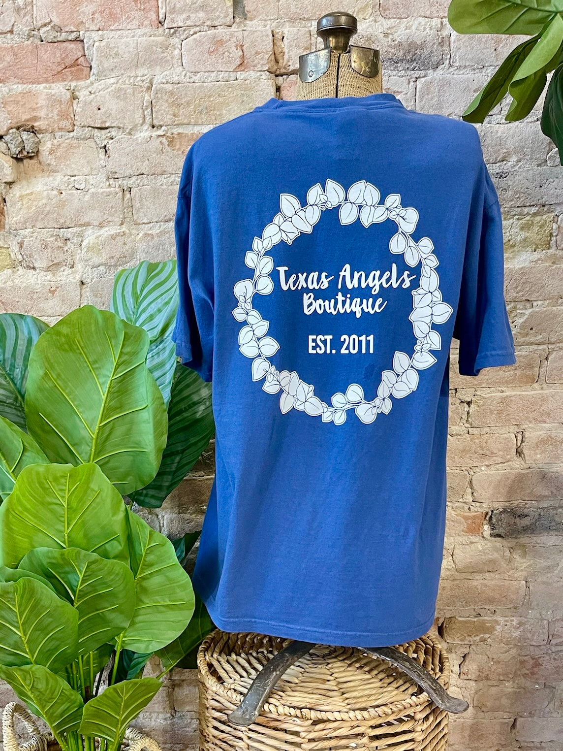 Texas Angels Boutique Navy Graphic Tee