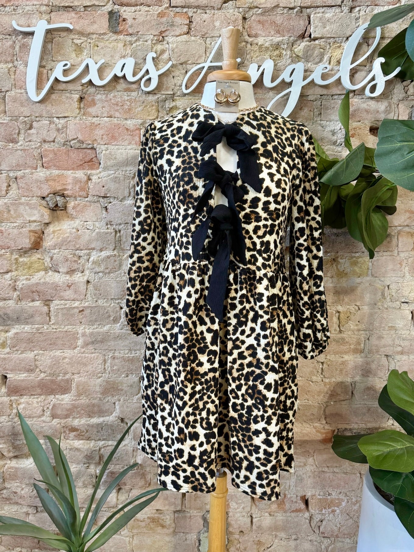 Love Letters Leopard Print Dress