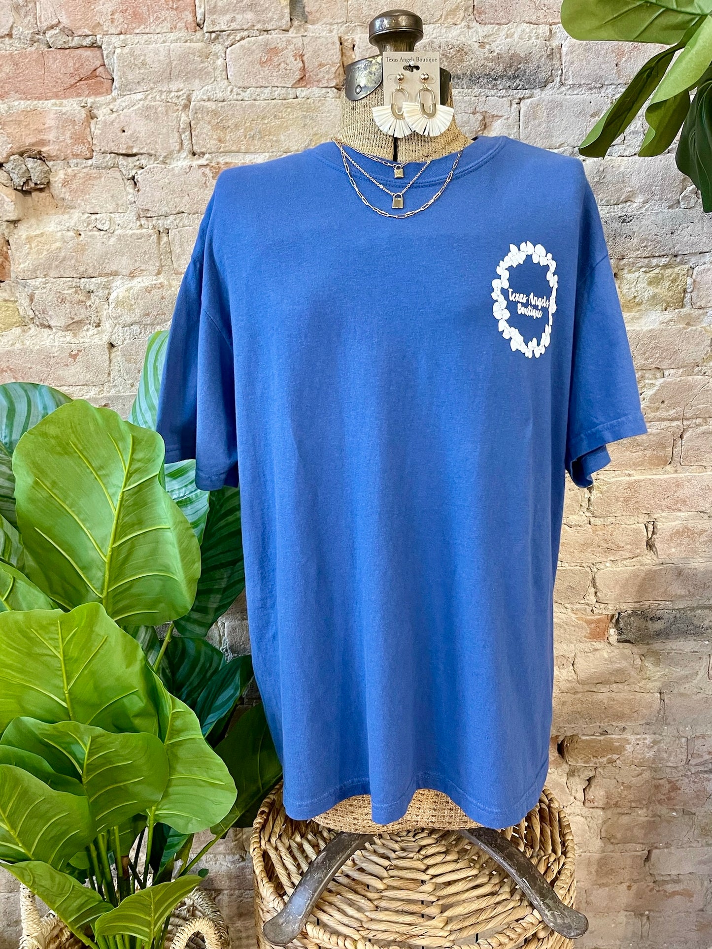 Texas Angels Boutique Navy Graphic Tee