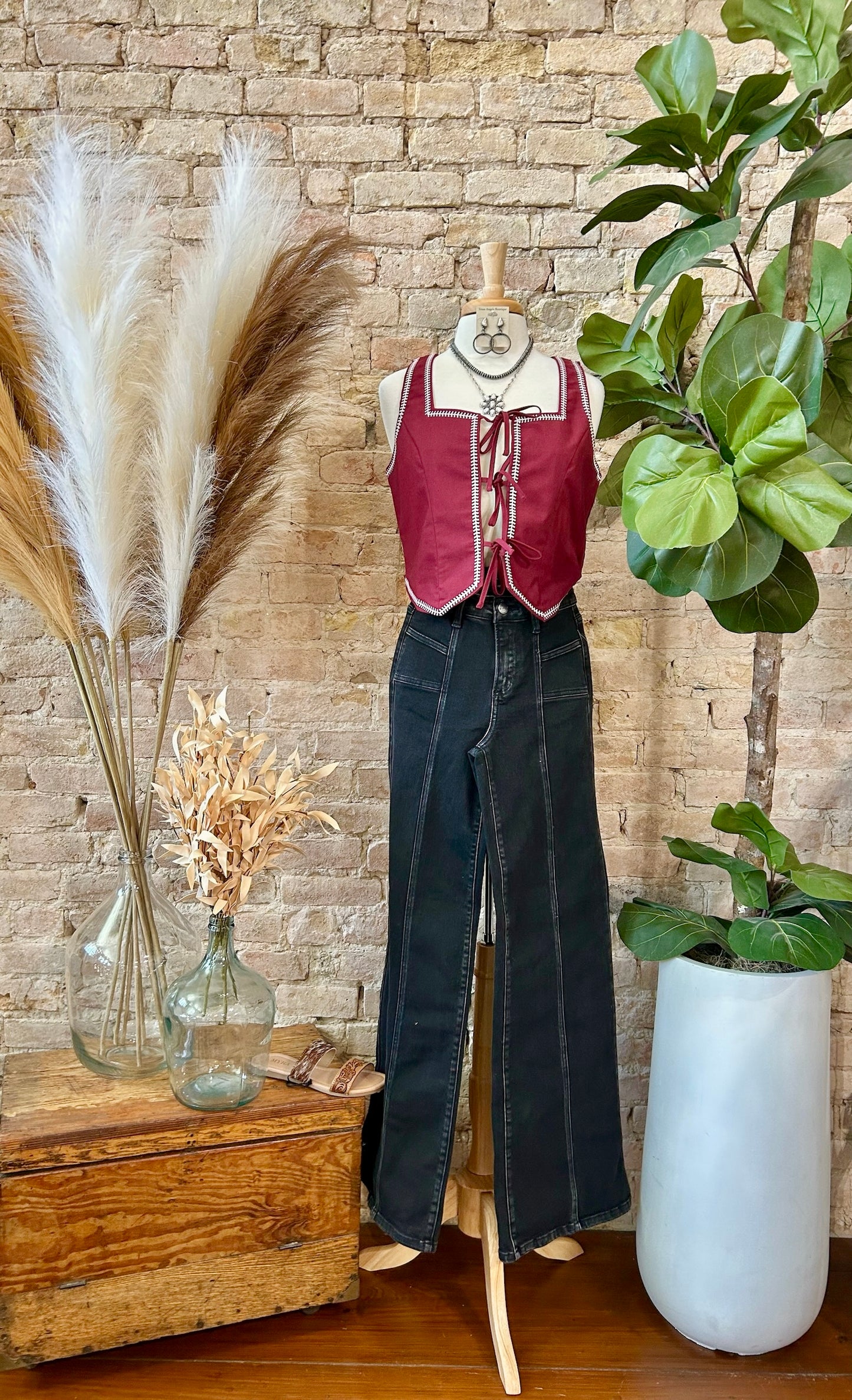 Best Of The Best Burgundy Vest