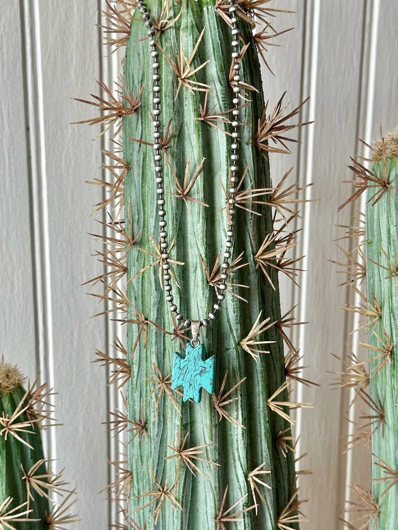Aztec Turquoise Stone Necklace
