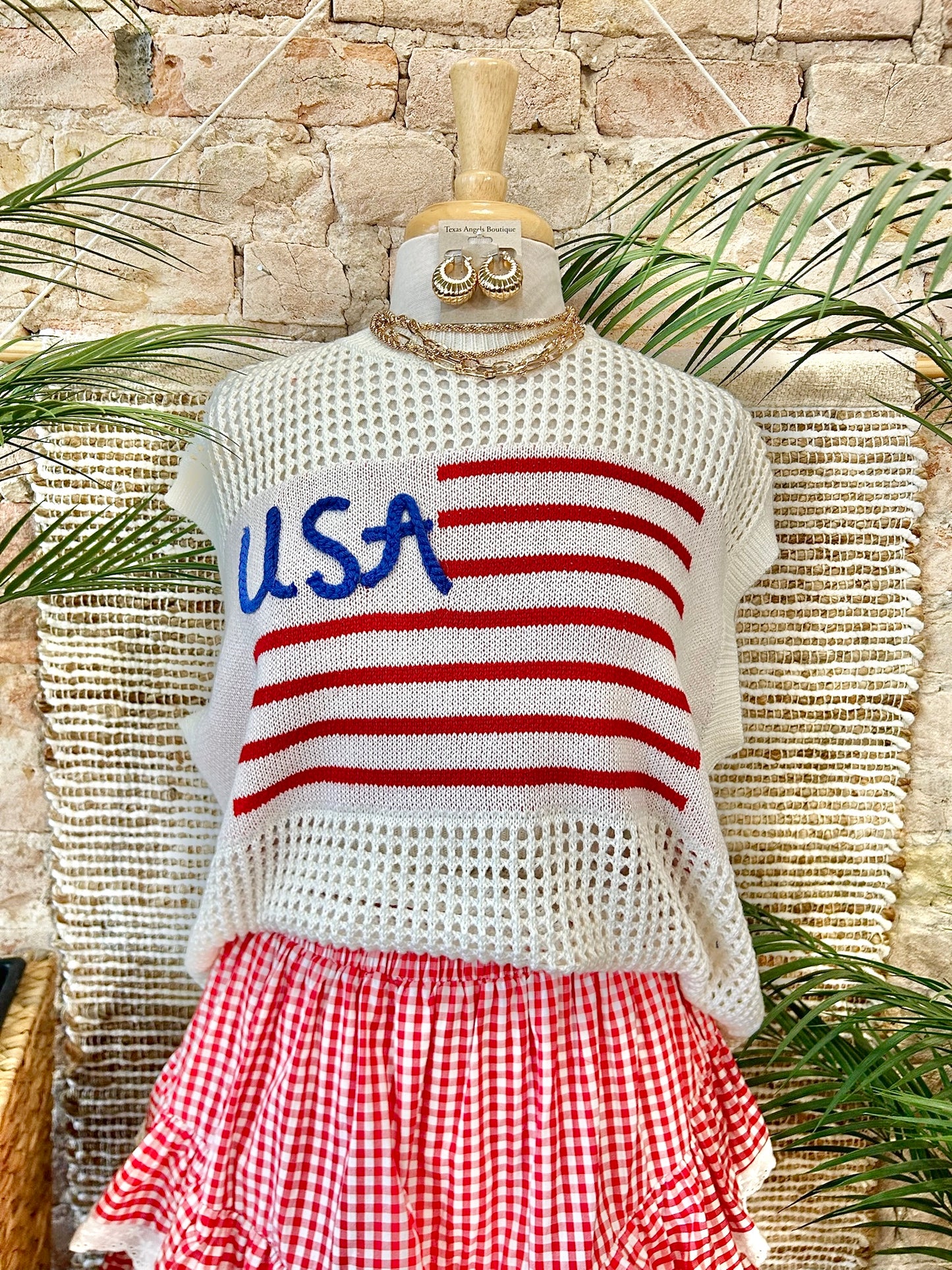40% Off - USA Ivory Knit Top