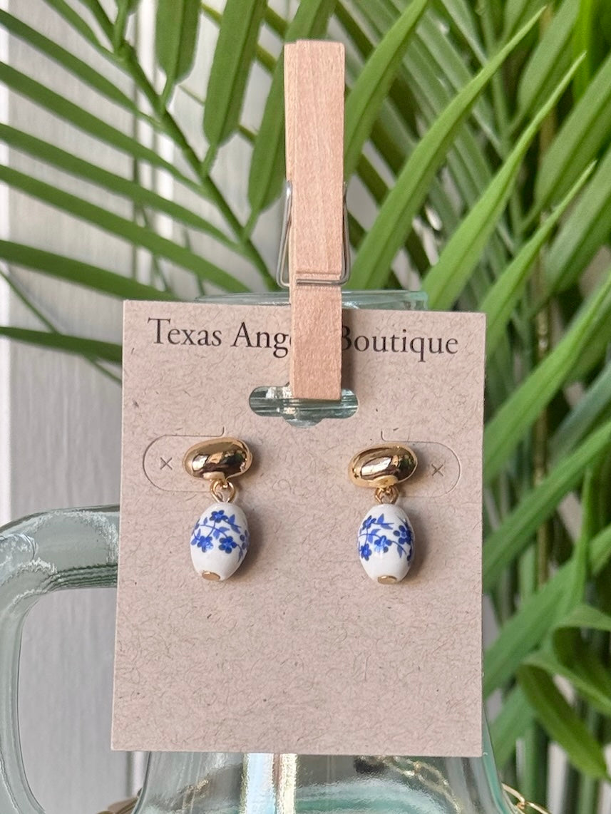Blue Willow Earrings
