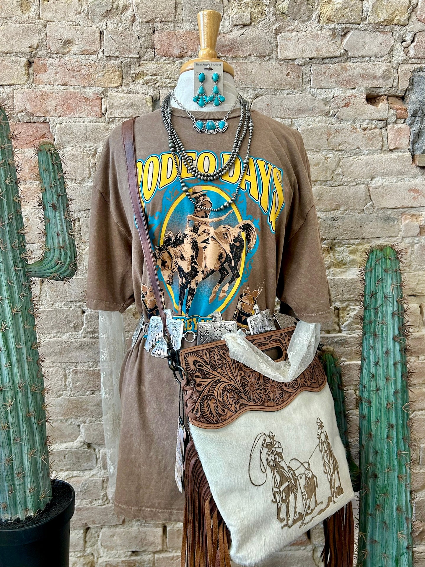 Rodeo Days & Whiskey Nights Graphic Tee