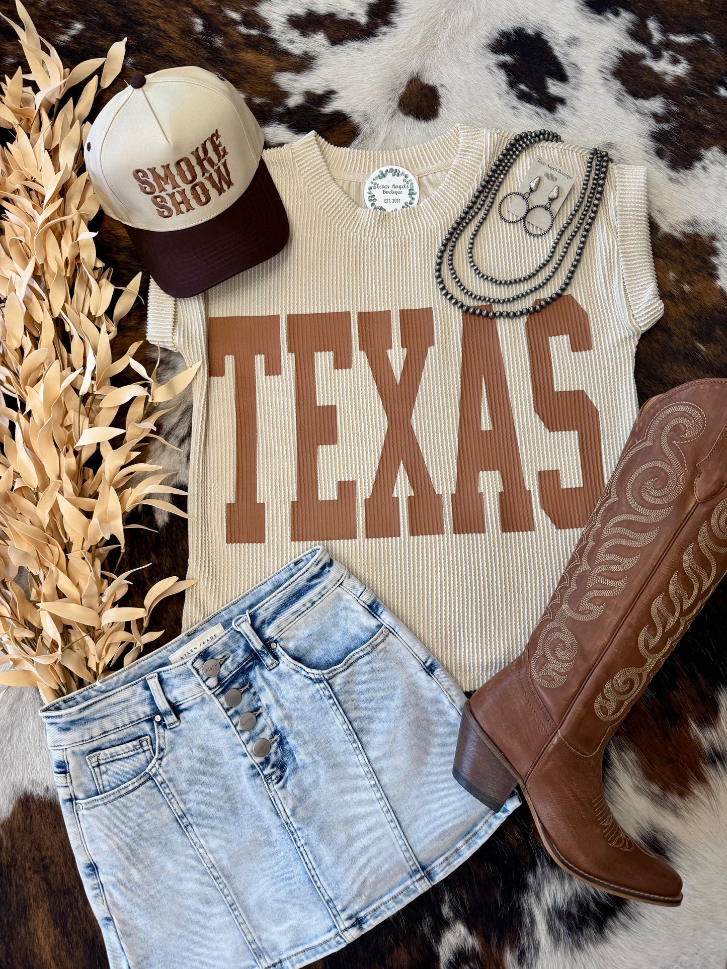 RESTOCK The Cream Texas Tee