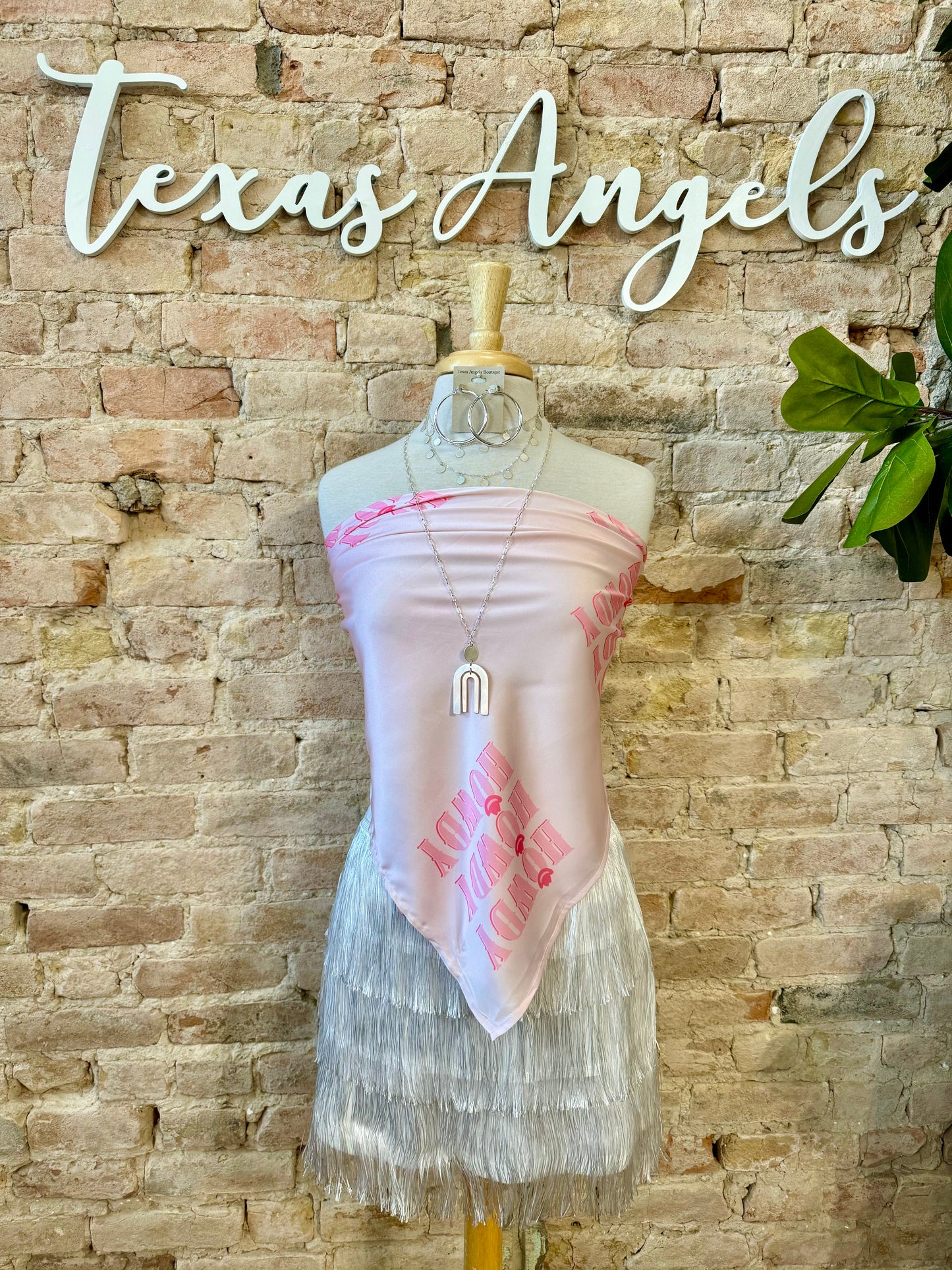 60% Off - Here For The Fun Of It White Fringe Skirt