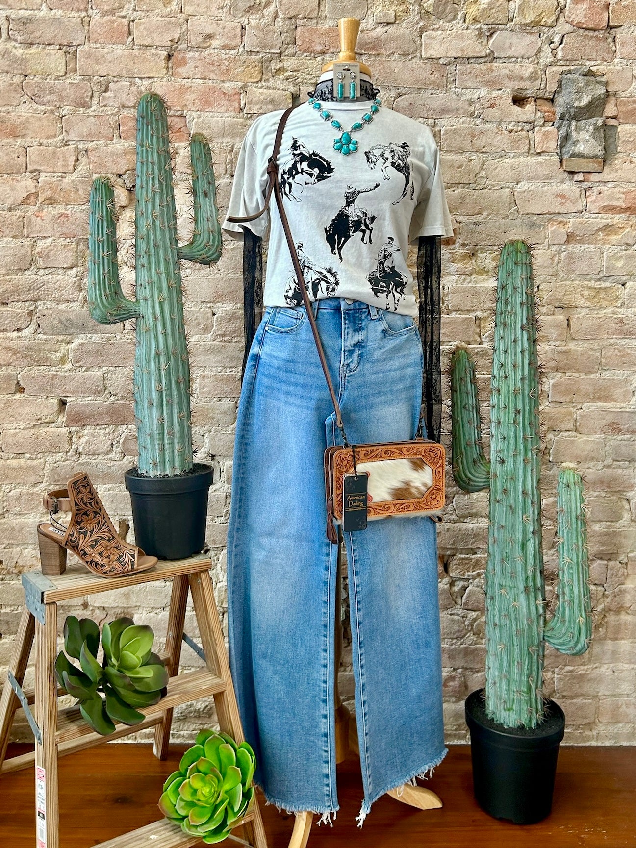 Where The Cowboy Rides Away Graphic Tee