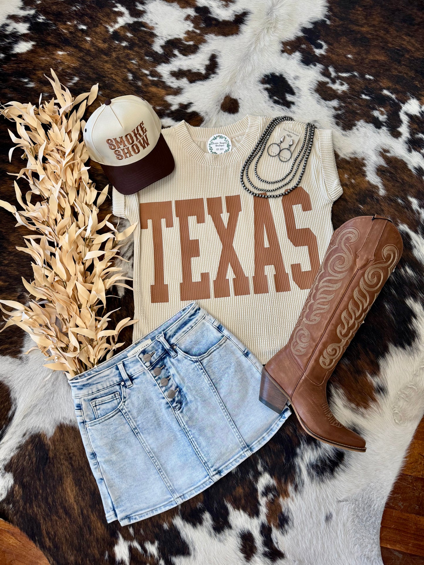 RESTOCK The Cream Texas Tee