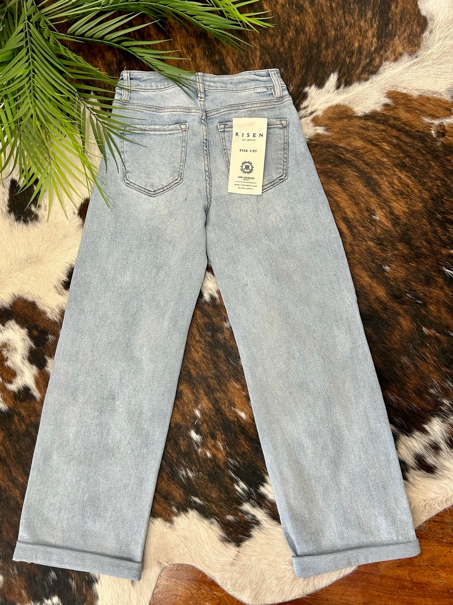 Boy Please Boyfriend Fit Risen Jeans