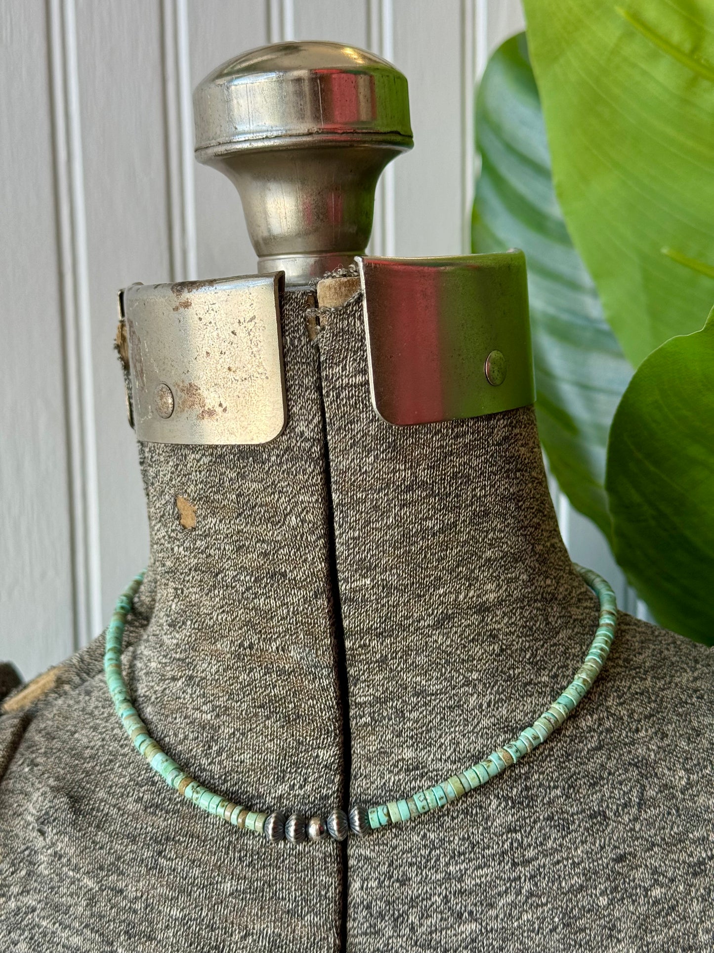 Sterling Silver Kingman Turquoise Necklace