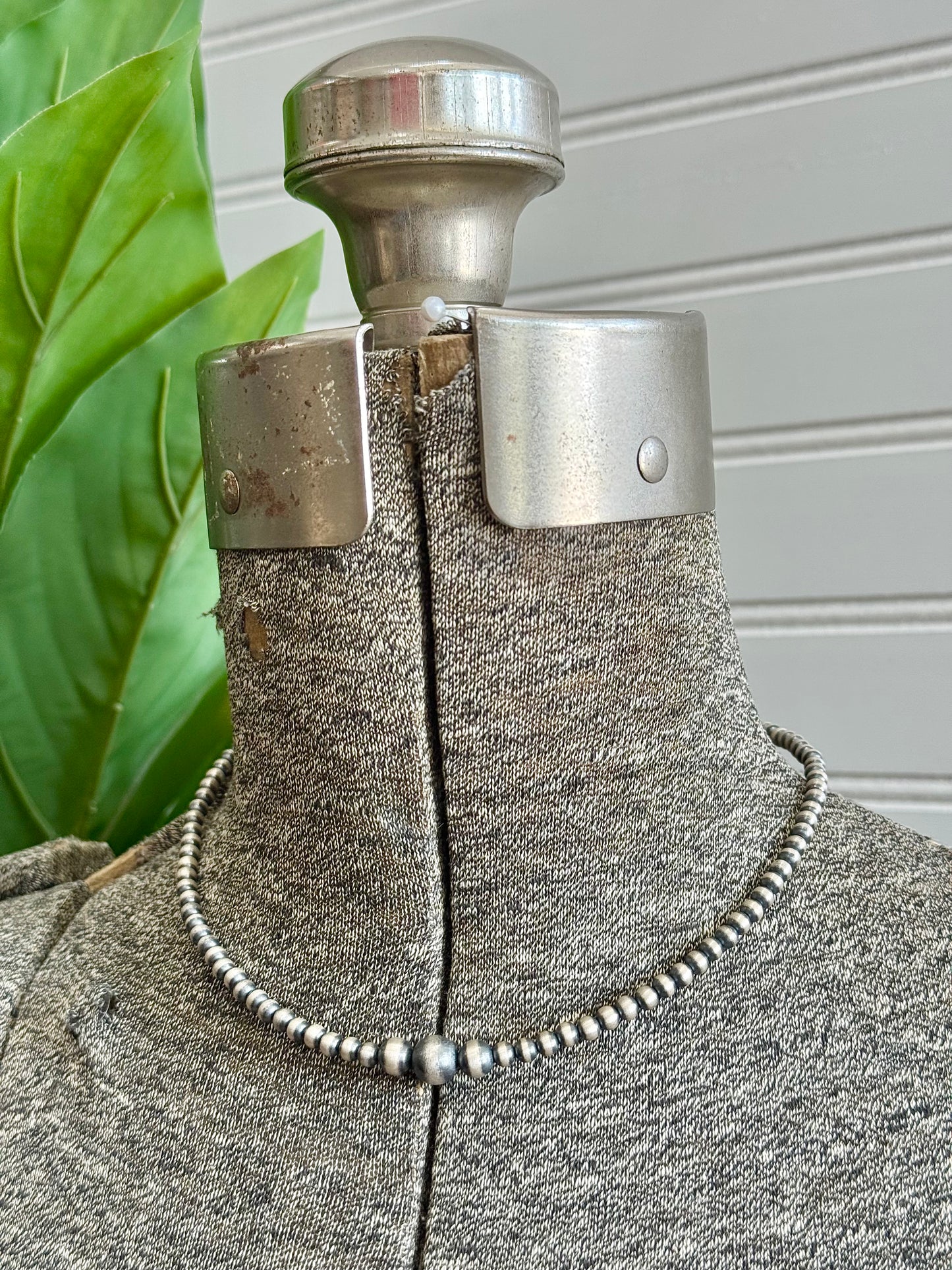 Sterling Silver Navajo Pearls Necklace