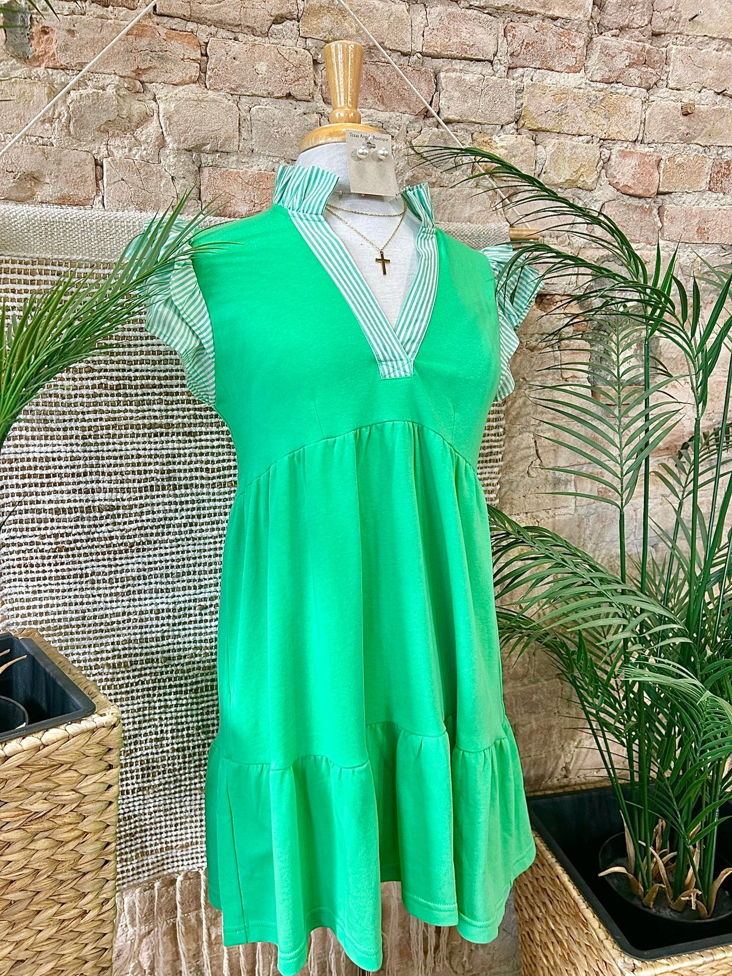 Day In And Day Out Kelly Green Dress