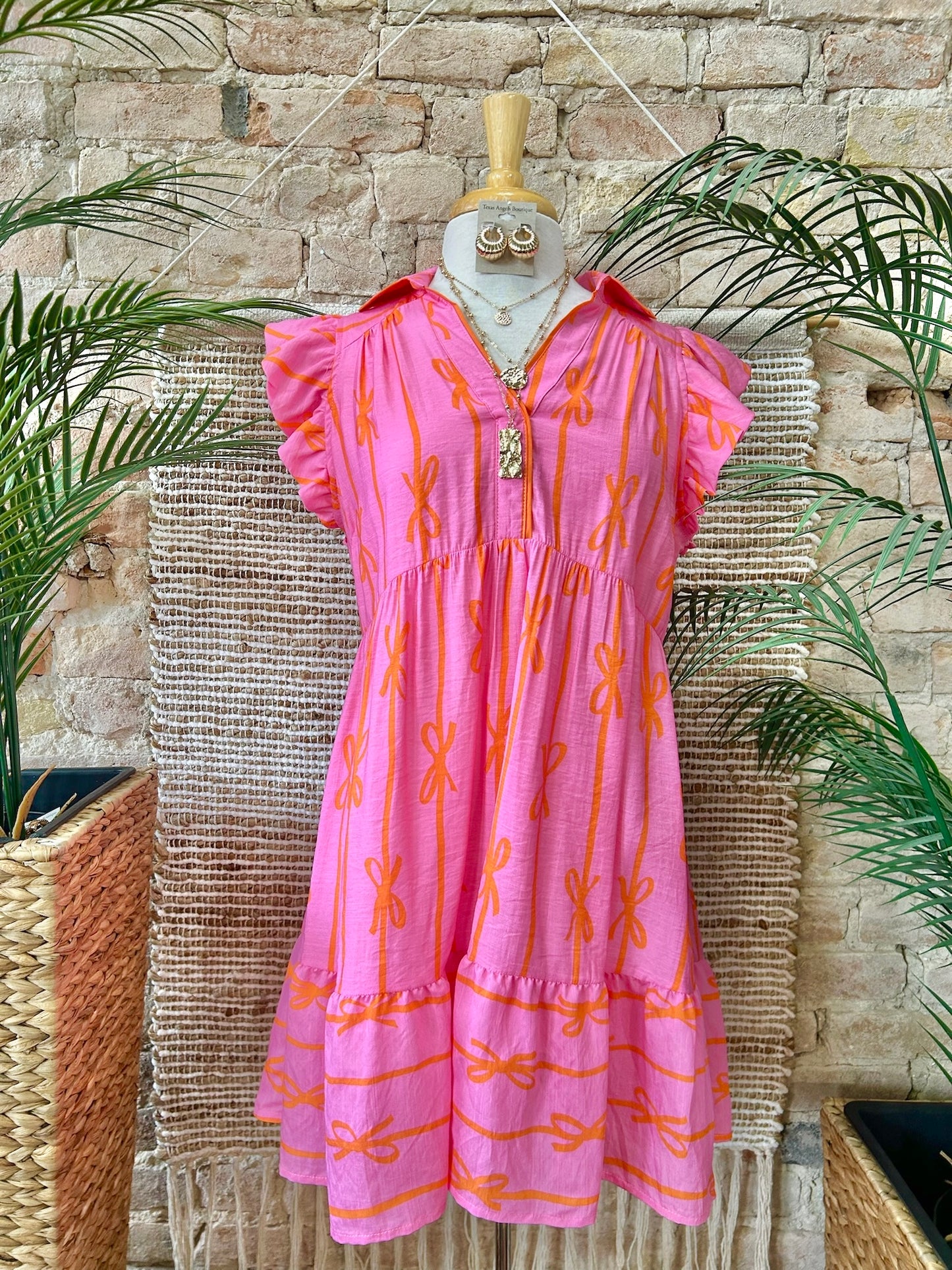Bows Never Disappoint Pink Dress