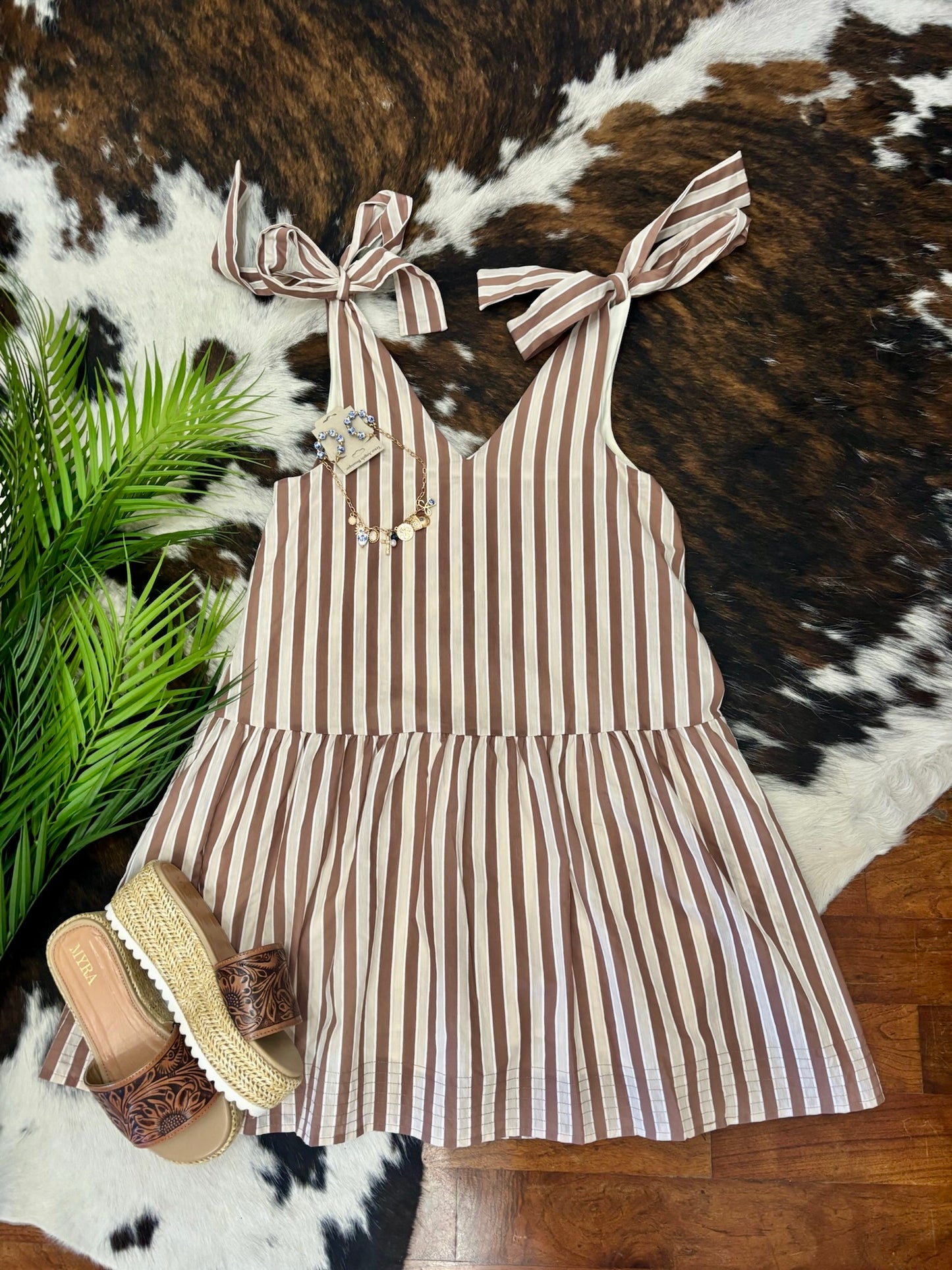 40% Off - Save It For Later Striped Dress
