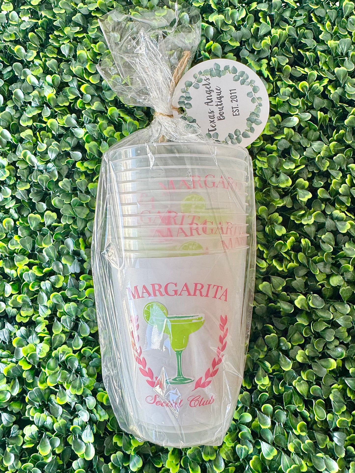 Margarita Social Club Plastic Party Cups