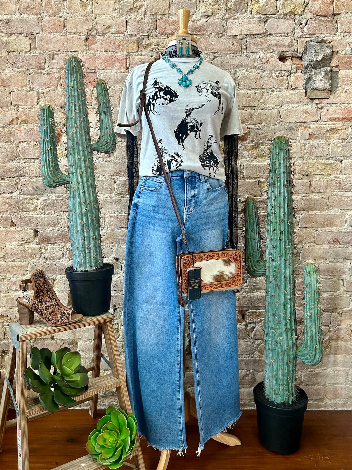 Where The Cowboy Rides Away Graphic Tee