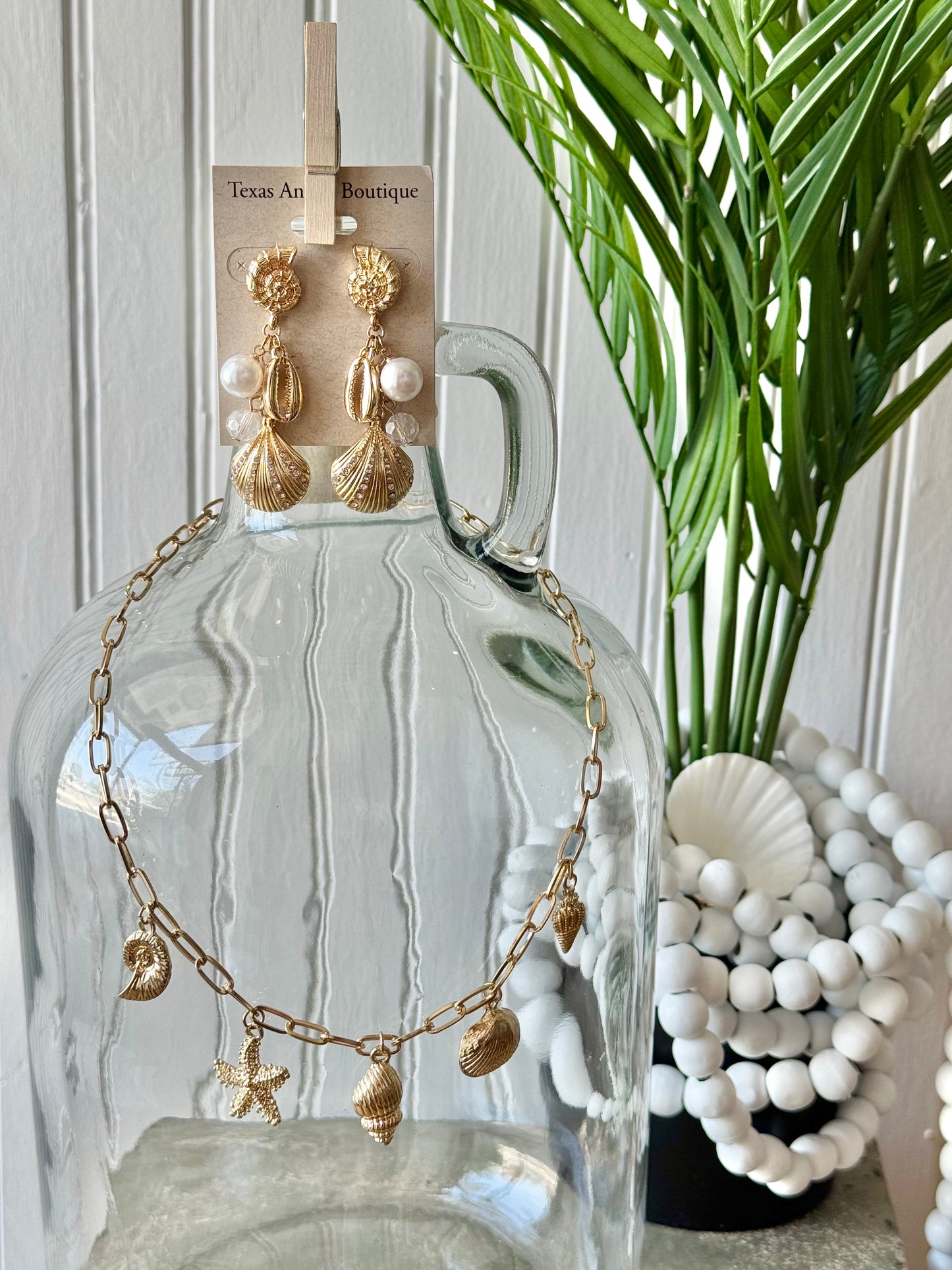 Gold Coastal Charm Necklace