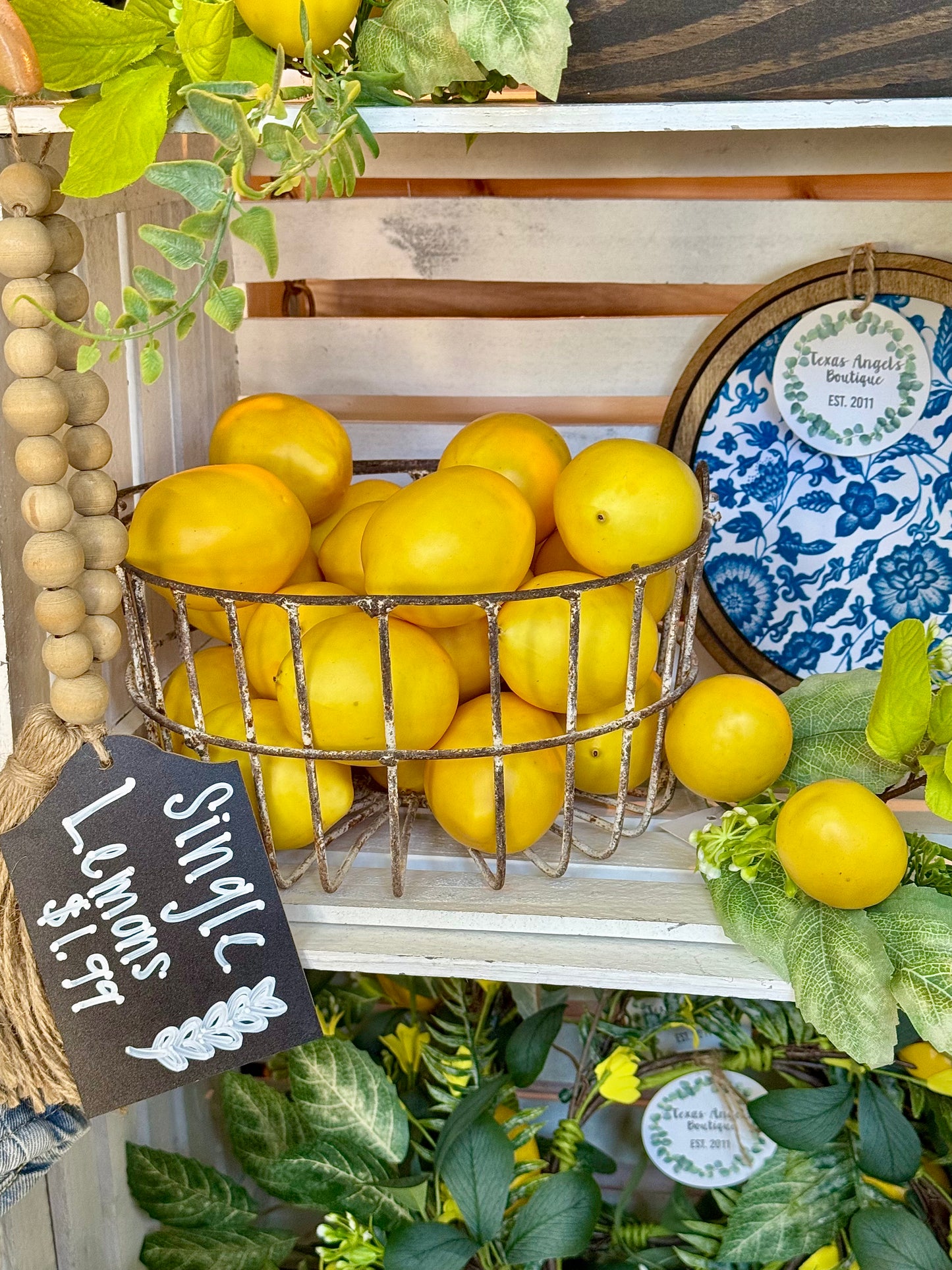 Single Artificial Lemon