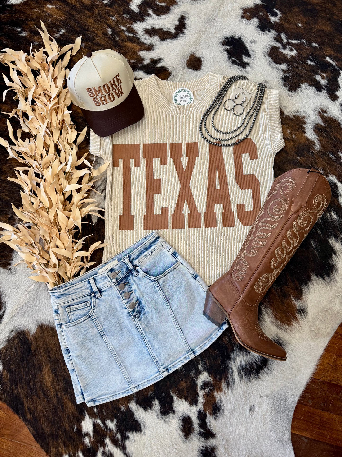 RESTOCK The Cream Texas Tee