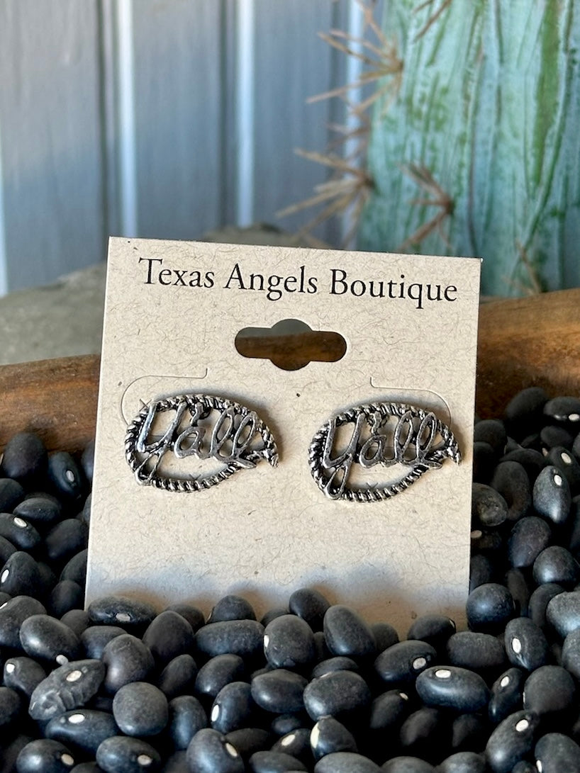 Y'all Silver Studs