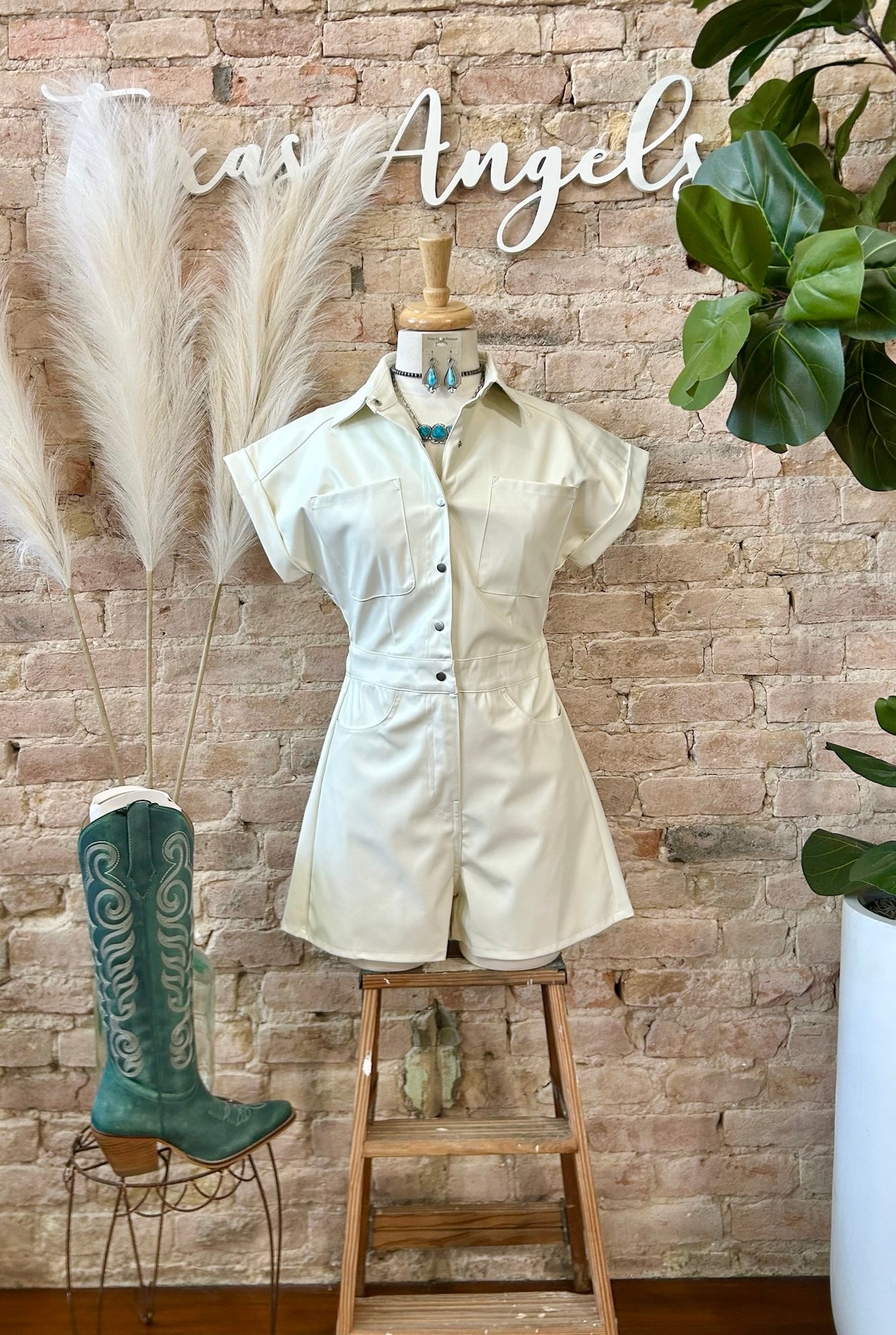 I’m So Into You Ivory Romper