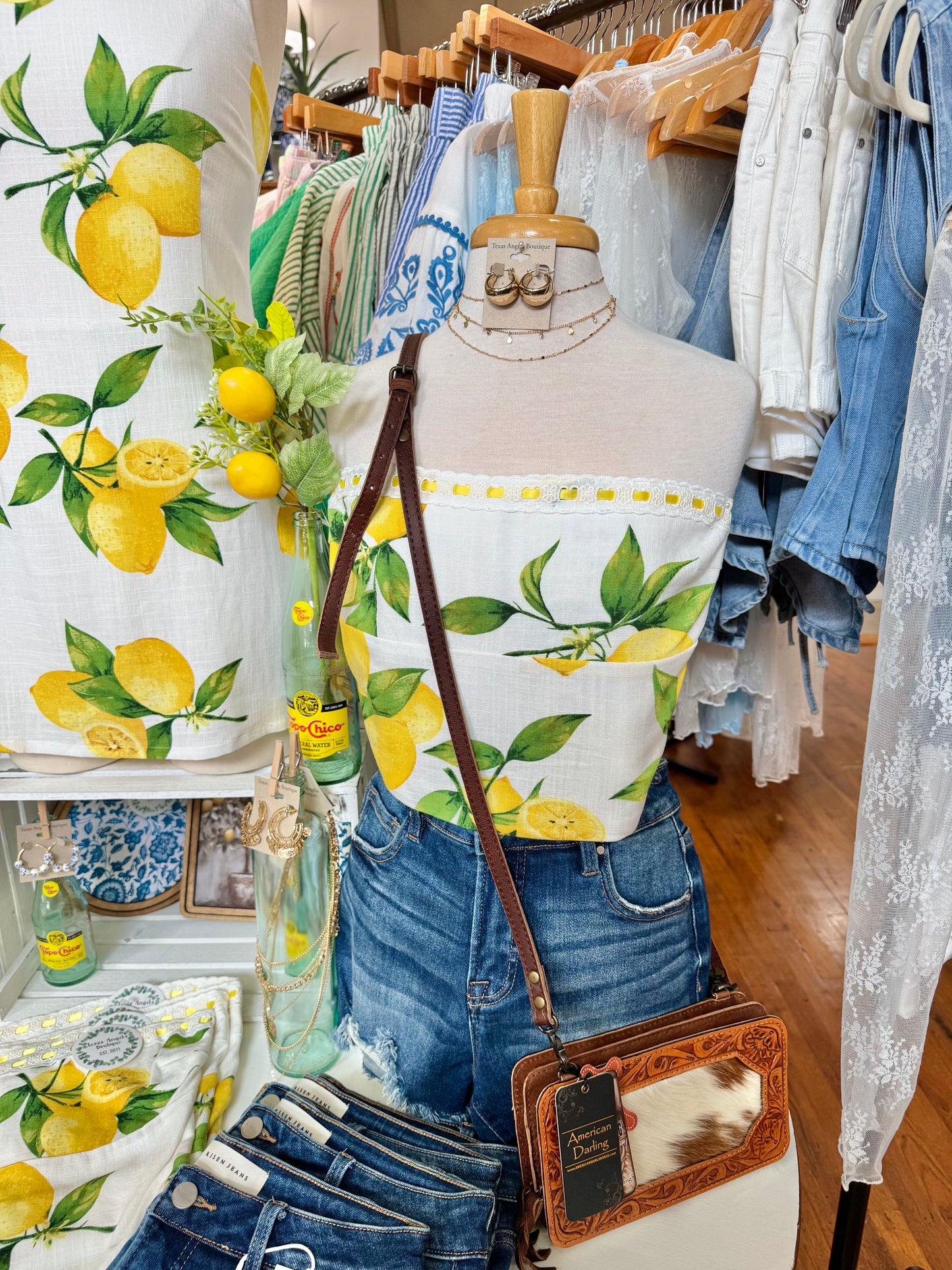 RESTOCK Hello Lovely Lemon Crop Top