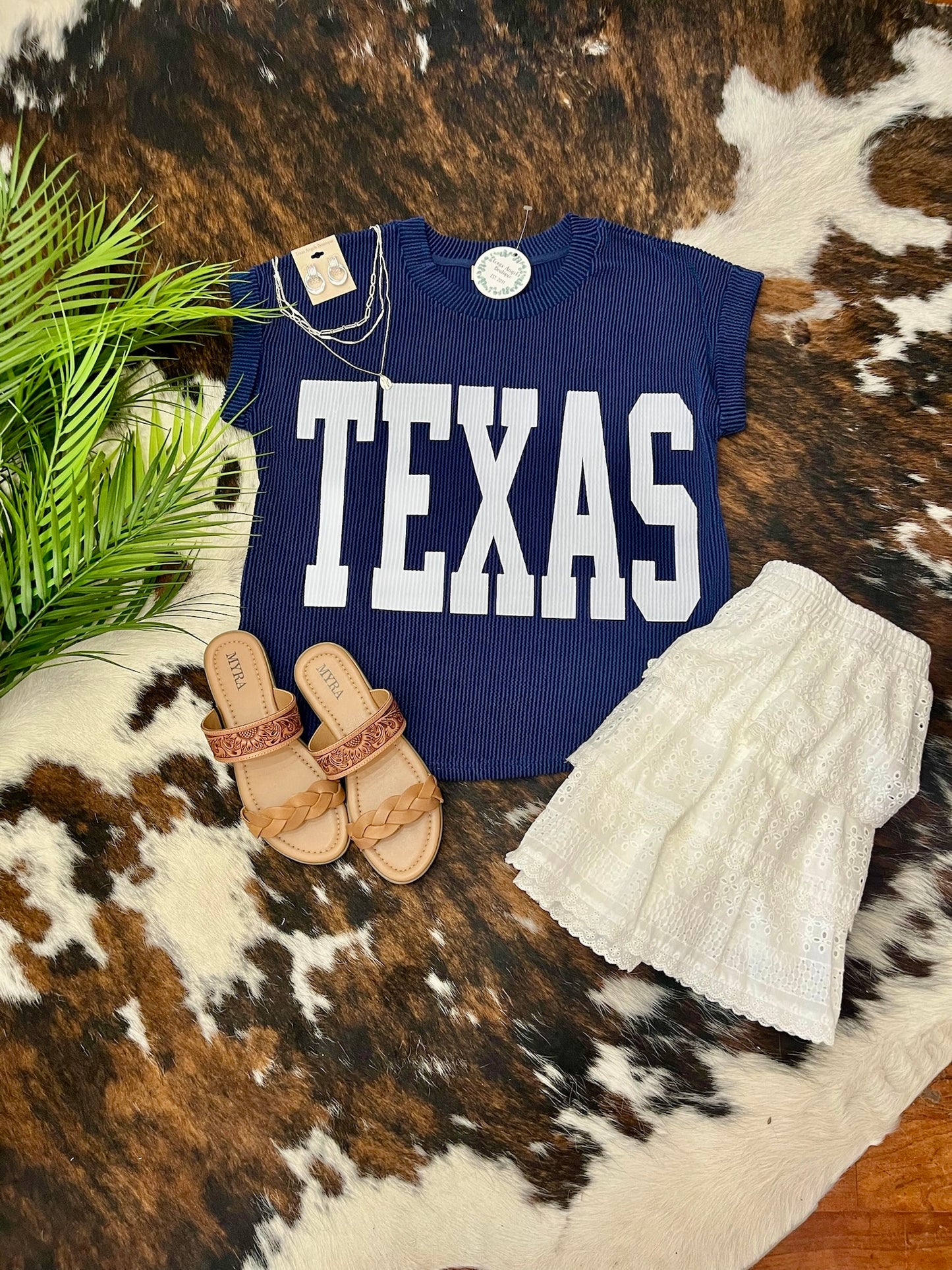 RESTOCK The Navy Texas Tee