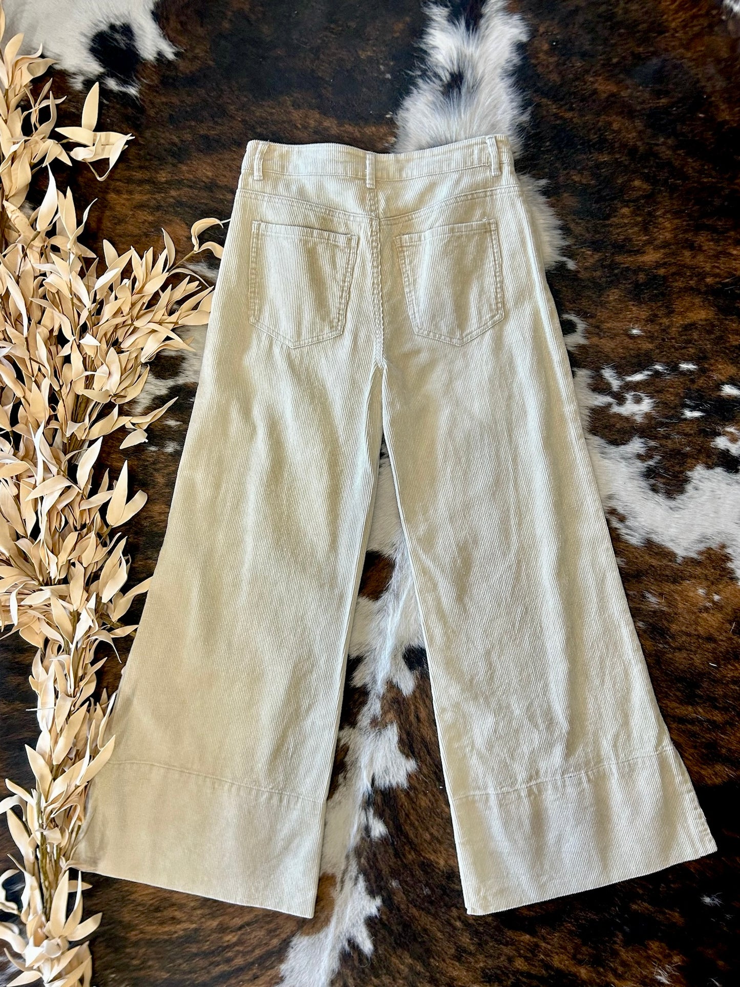 See You Around Oatmeal Corduroy Pants