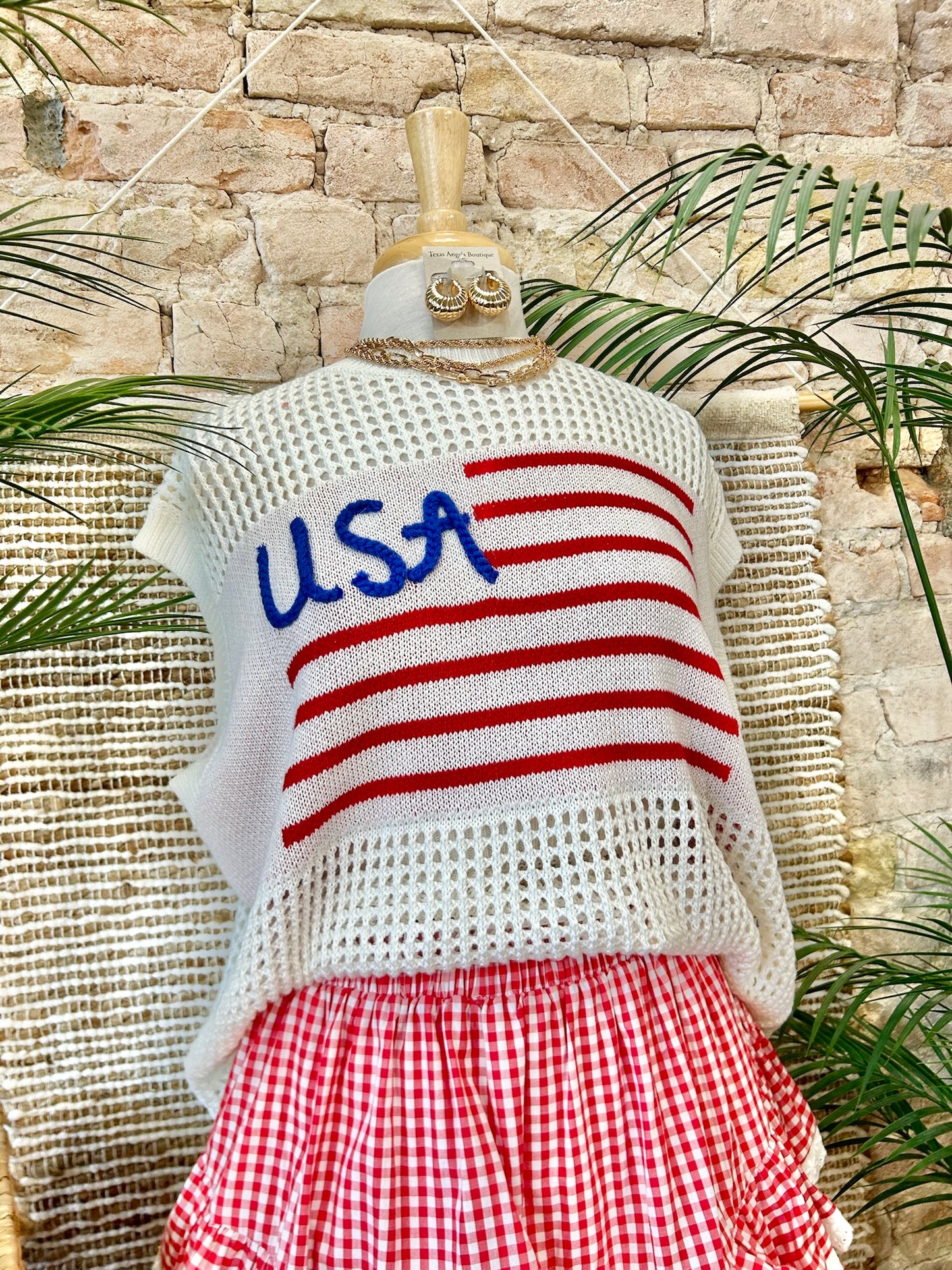 40% Off - USA Ivory Knit Top