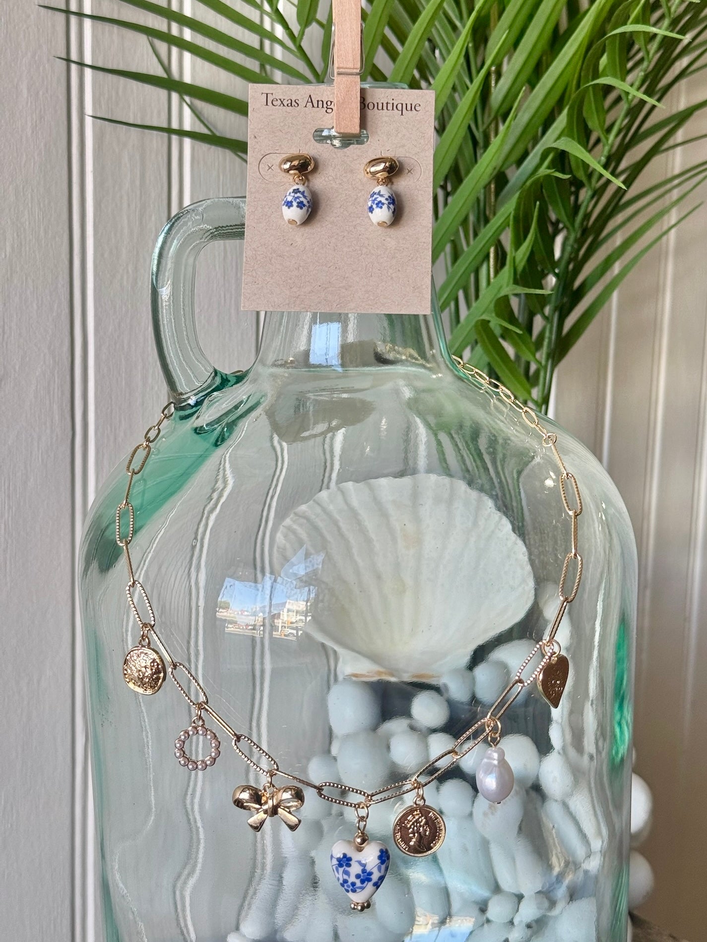 Blue Willow Earrings