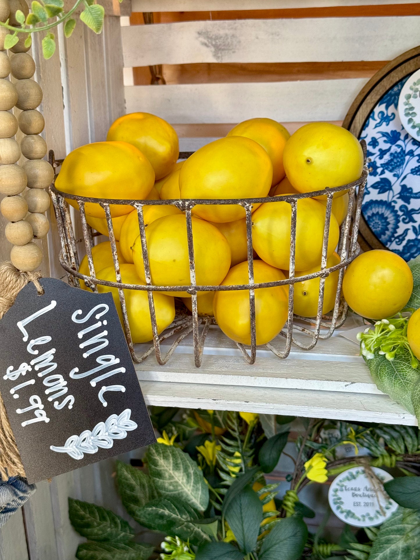 Single Artificial Lemon