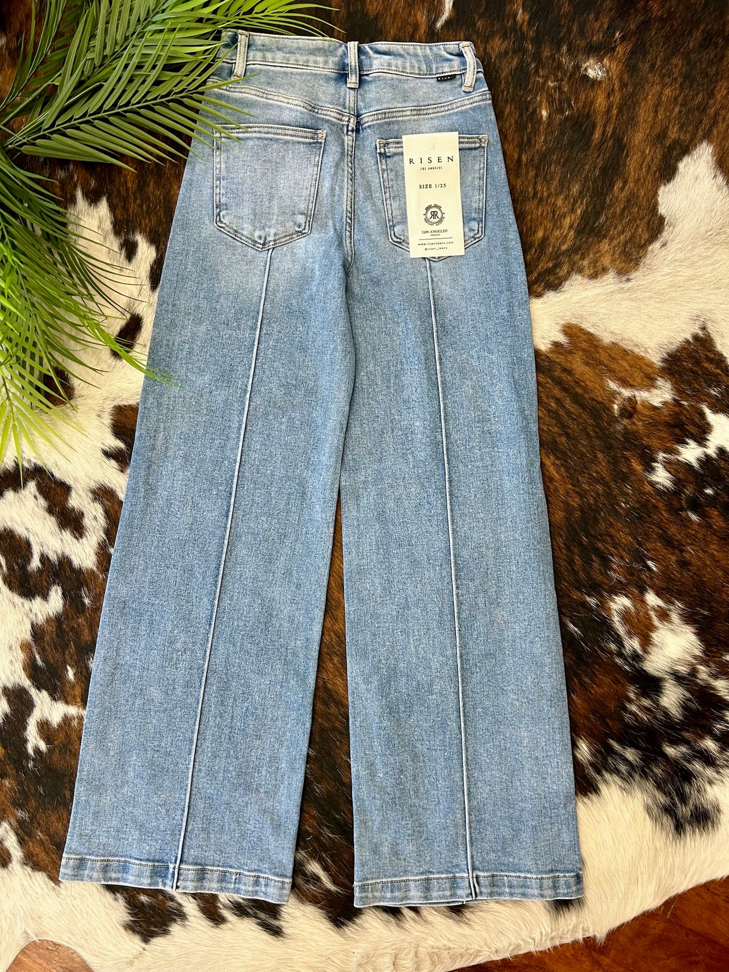 Raise Them Right Wide Leg Risen Jeans