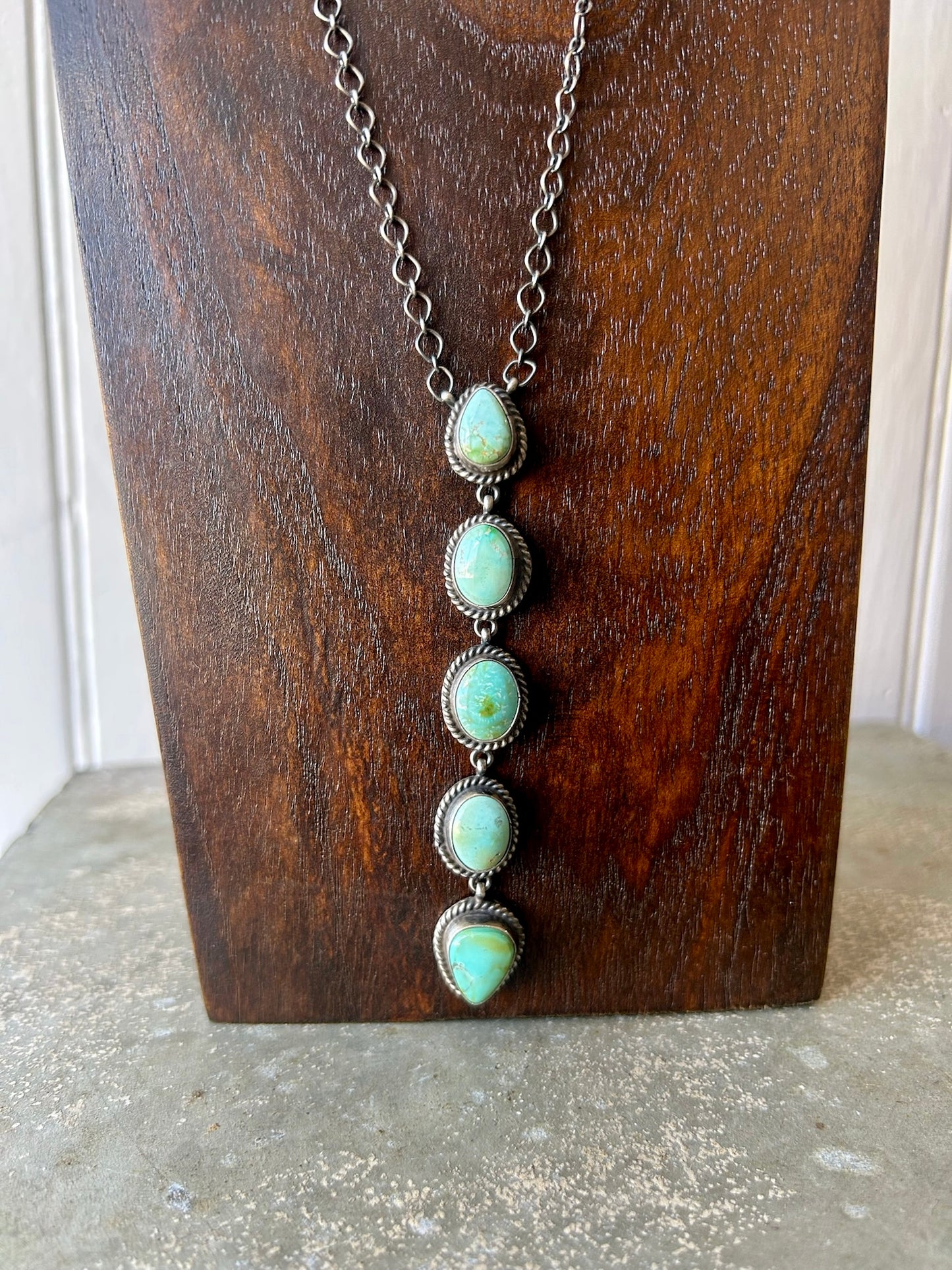 Sterling Silver Sonoran Mountain Lariat Necklace