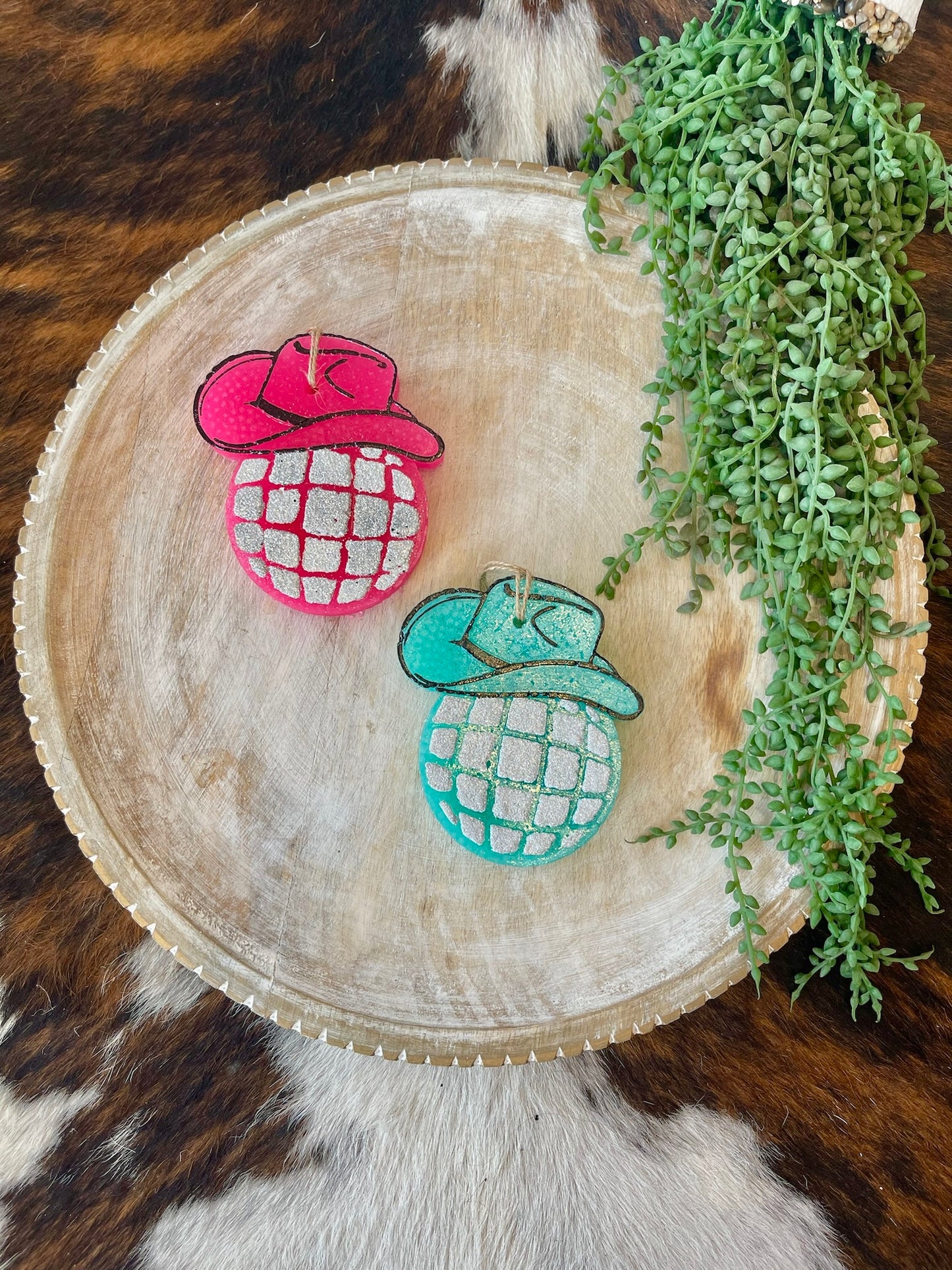 Strawberry Leather Car Freshies