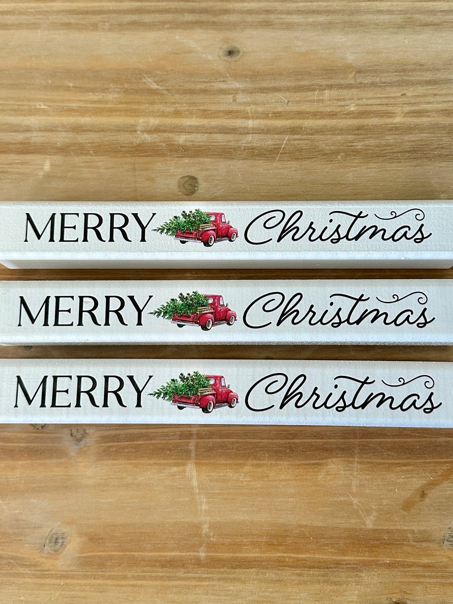Merry Christmas Wooden Sign