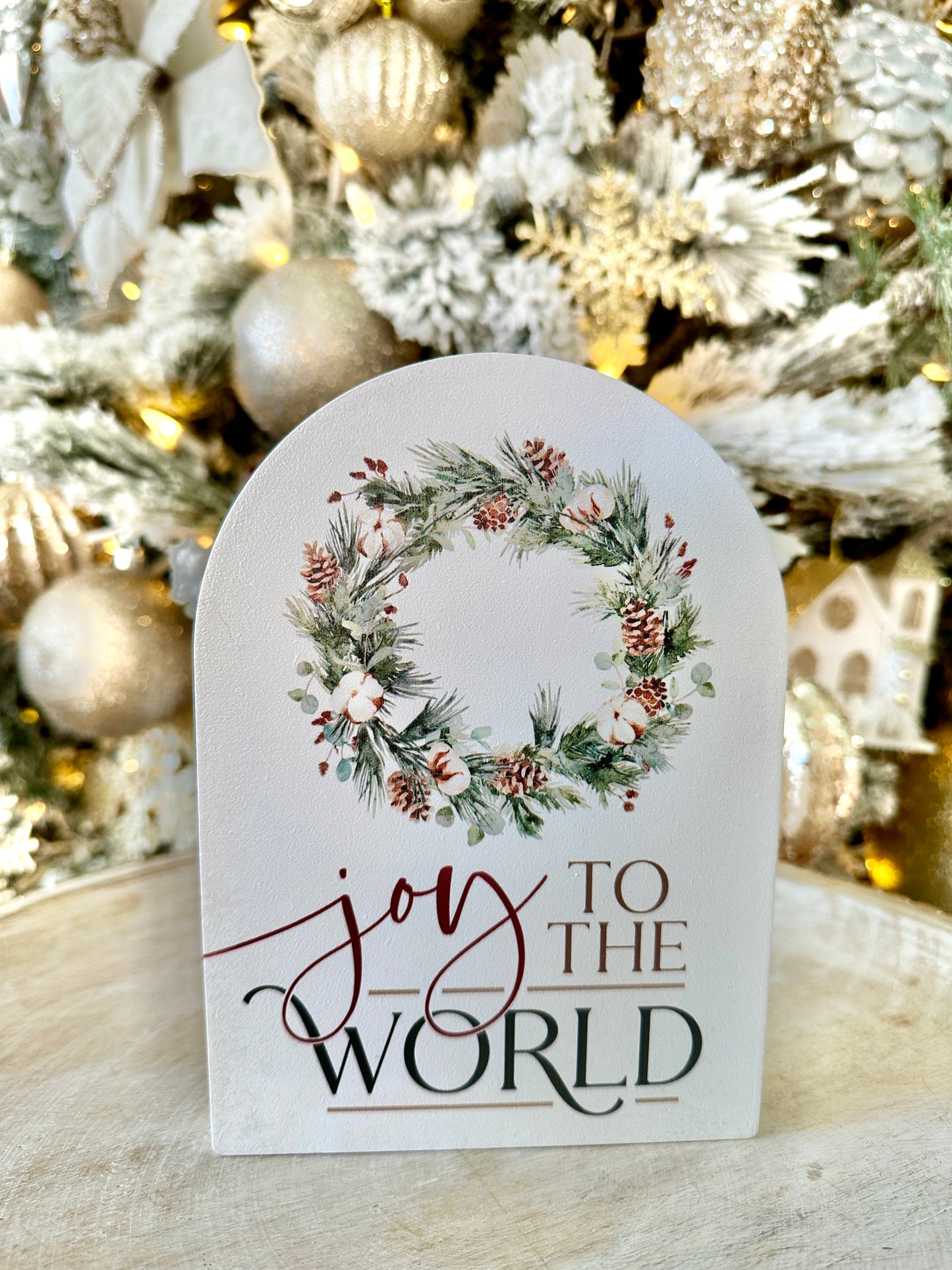 Joy To The World Wooden Sign