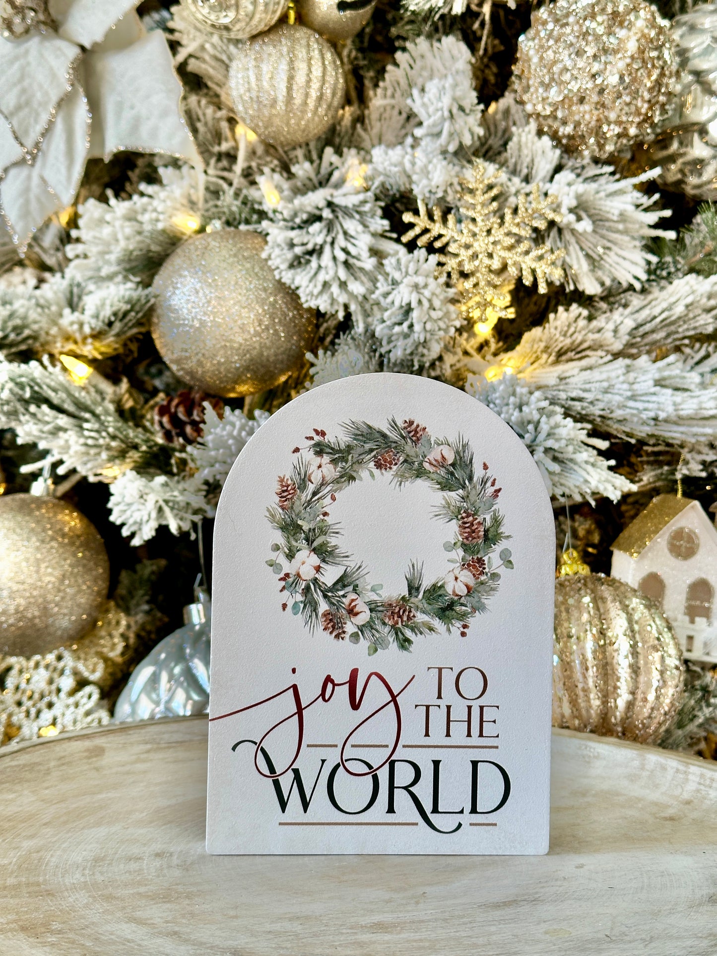 Joy To The World Wooden Sign