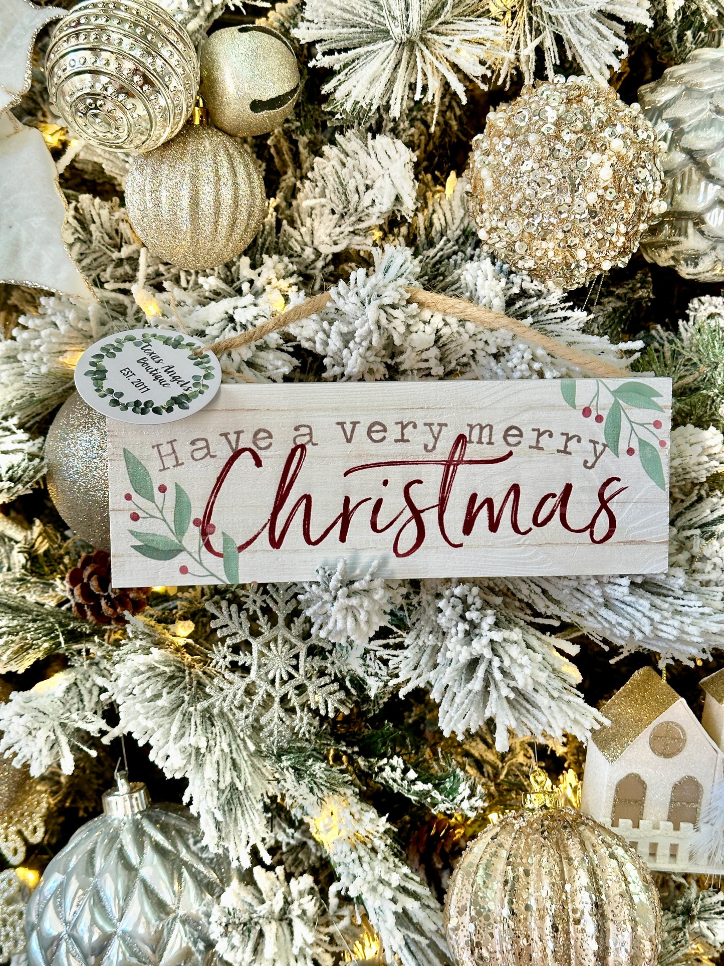 Have A Very Merry Christmas Wooden Sign