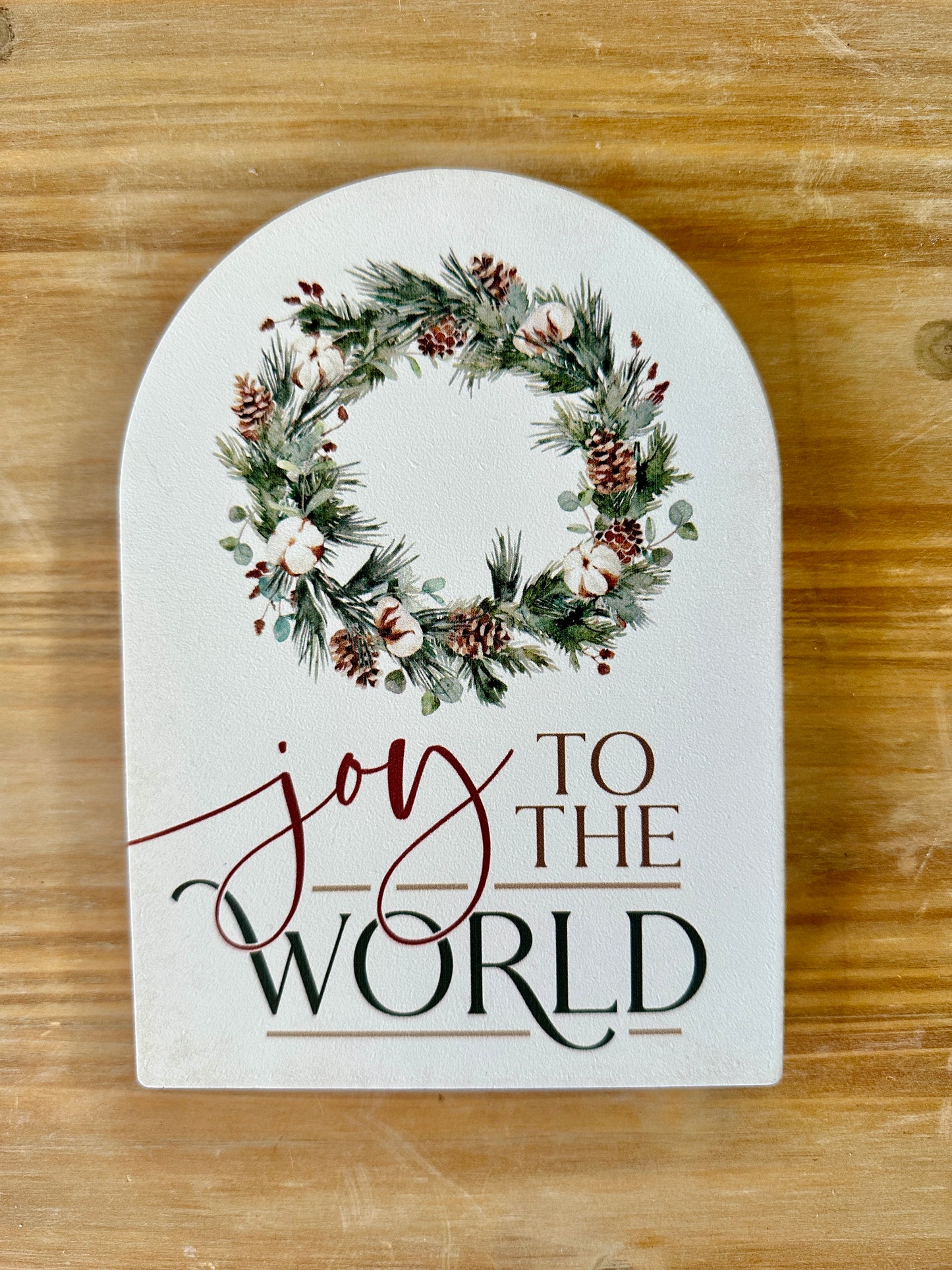 Joy To The World Wooden Sign